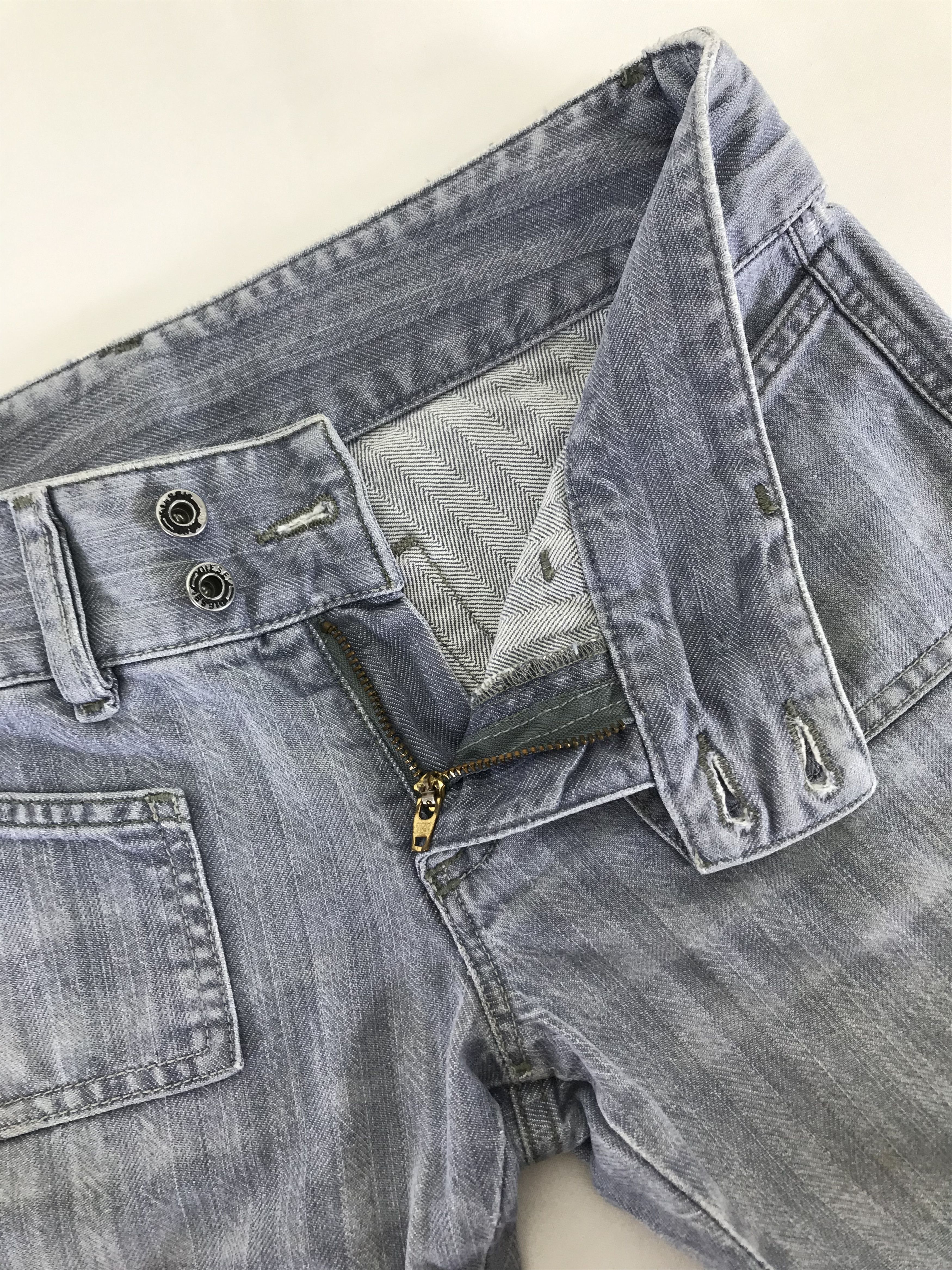 Diesel Vintage Diesel Striped Design Flare Jeans Size 26" / US 2 / IT 38 - 9 Thumbnail