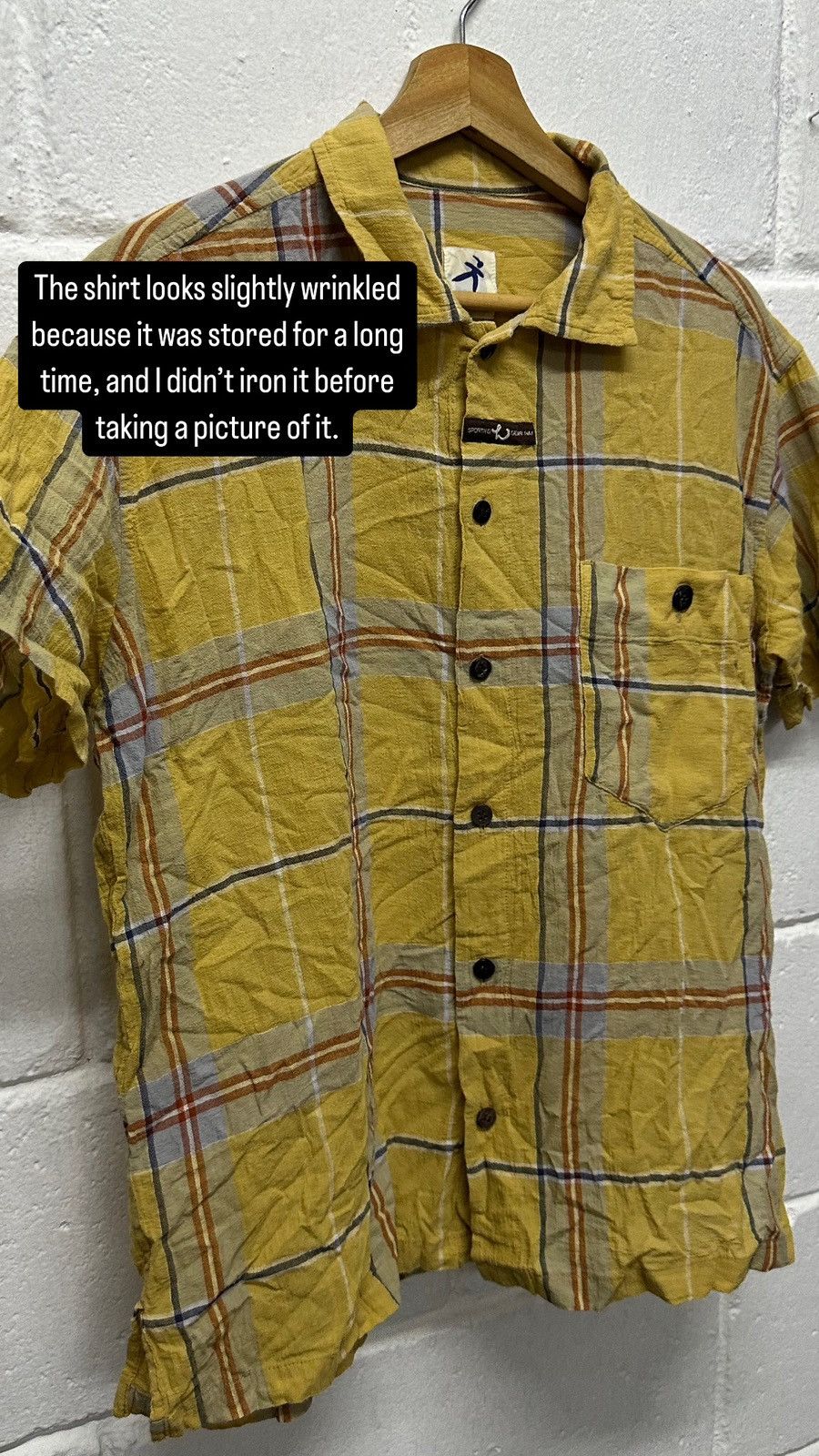 Hai Sporting Gear × Issey Miyake 1990- Hai Sporting Gear Cotton Single Pocket Button Up Shirt Size US M / EU 48-50 / 2 - 2 Thumbnail
