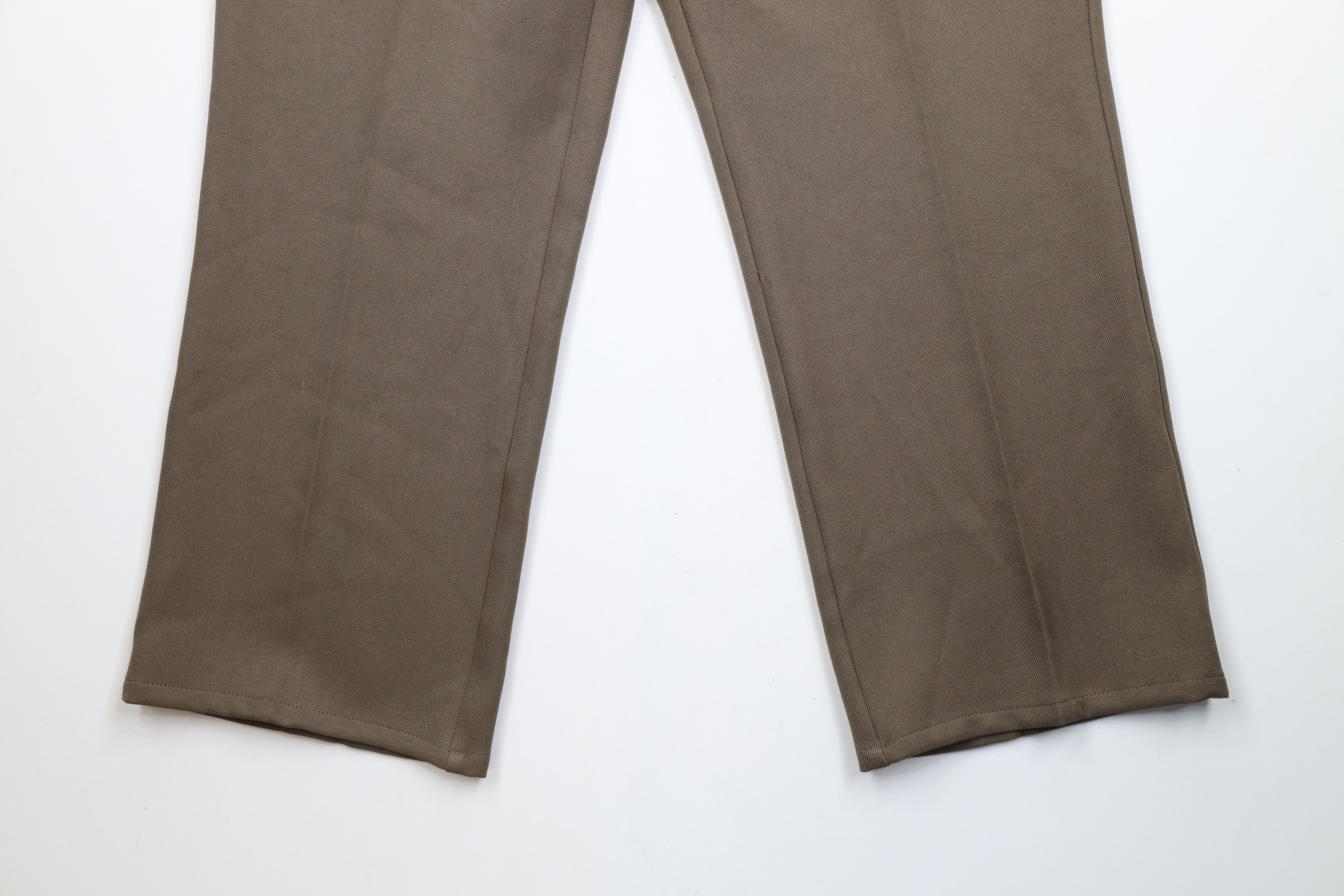 Vintage Vintage 90s Streetwear Flared Wide Leg Chino Pants Brown Size US 40 / EU 56 - 4 Thumbnail