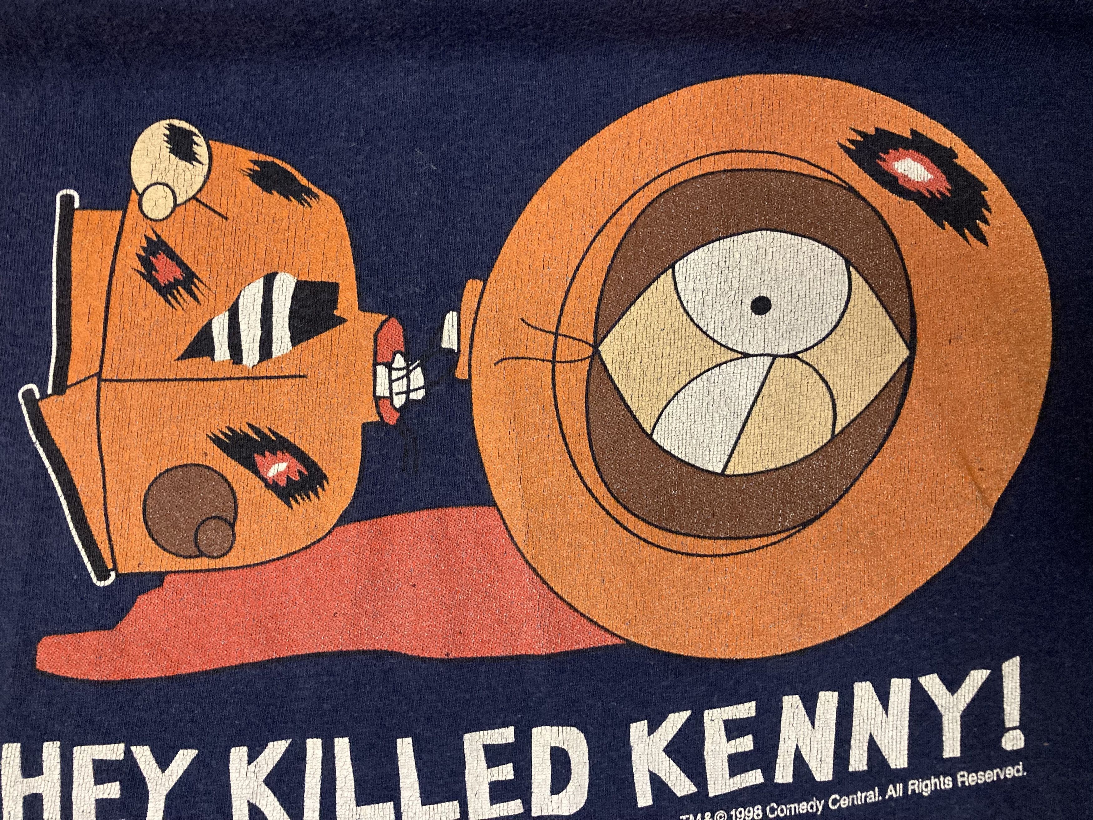 Vintage Vtg.South Park 1998 T Shirt Oh My God They Killed Kenny Size US XL / EU 56 / 4 - 9 Thumbnail