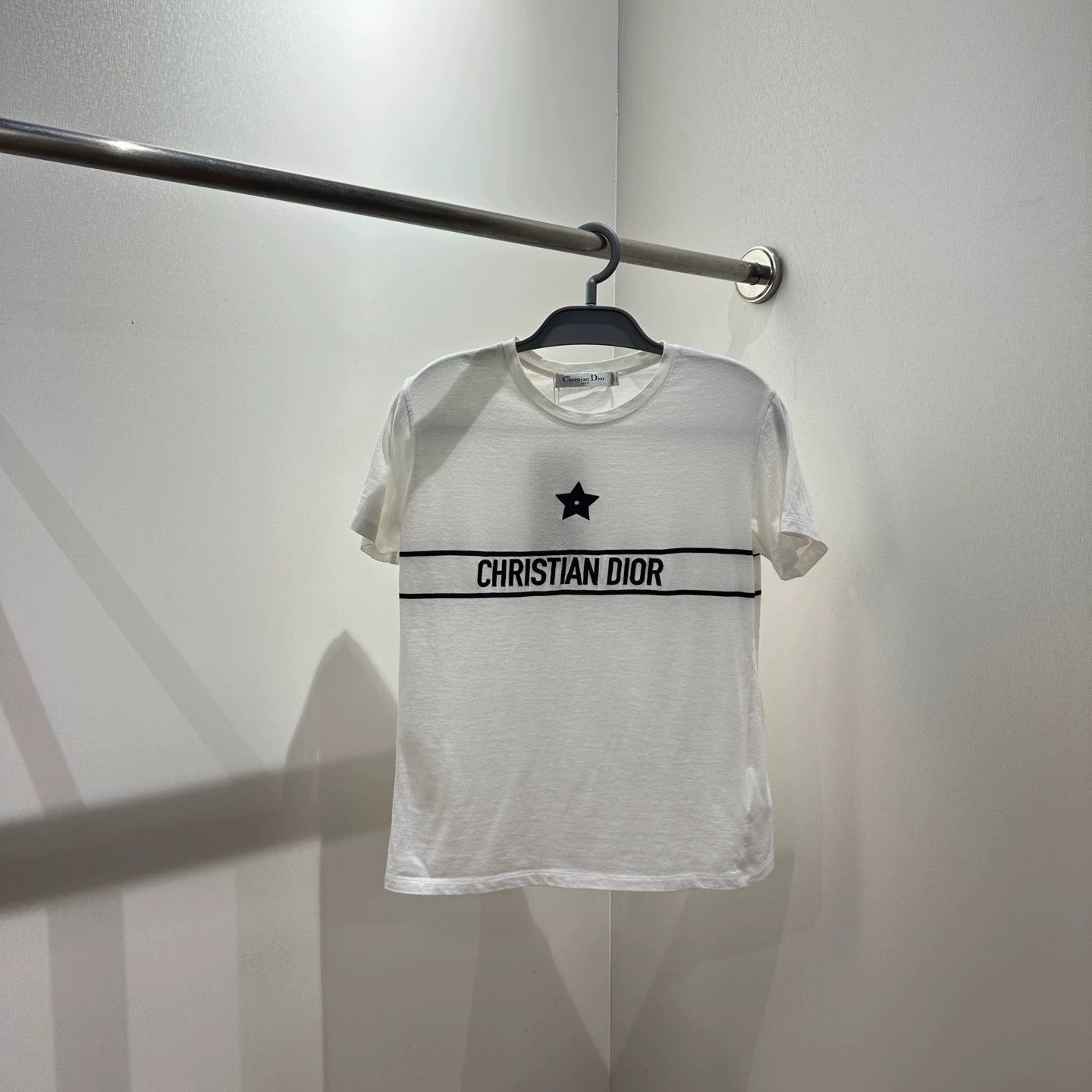 Christian Dior Monsieur Christian Dior apr762 Star Slogan SS Tee S Cotton Size S / US 4 / IT 40 - 1 Thumbnail
