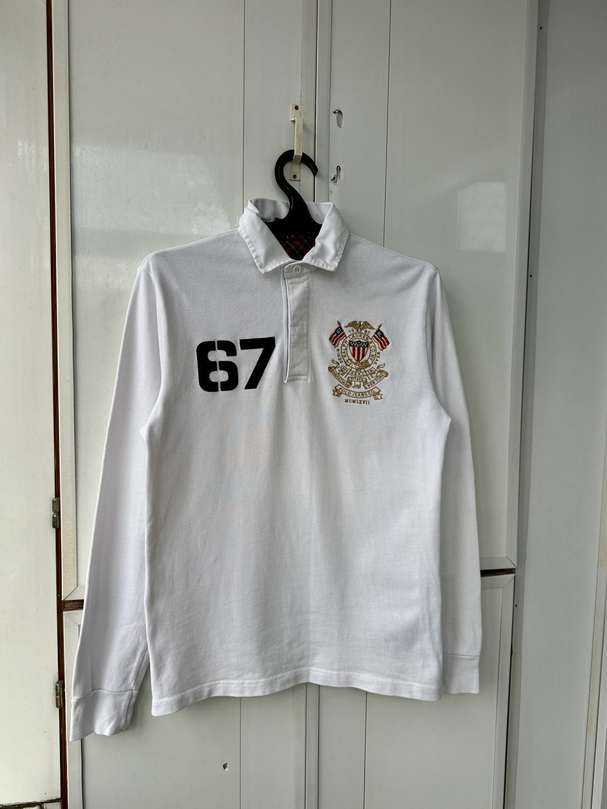 Polo Ralph Lauren Vintage Polo Ralph Lauren USA 67 Rugby Size US M / EU 48-50 / 2 - 5 Thumbnail