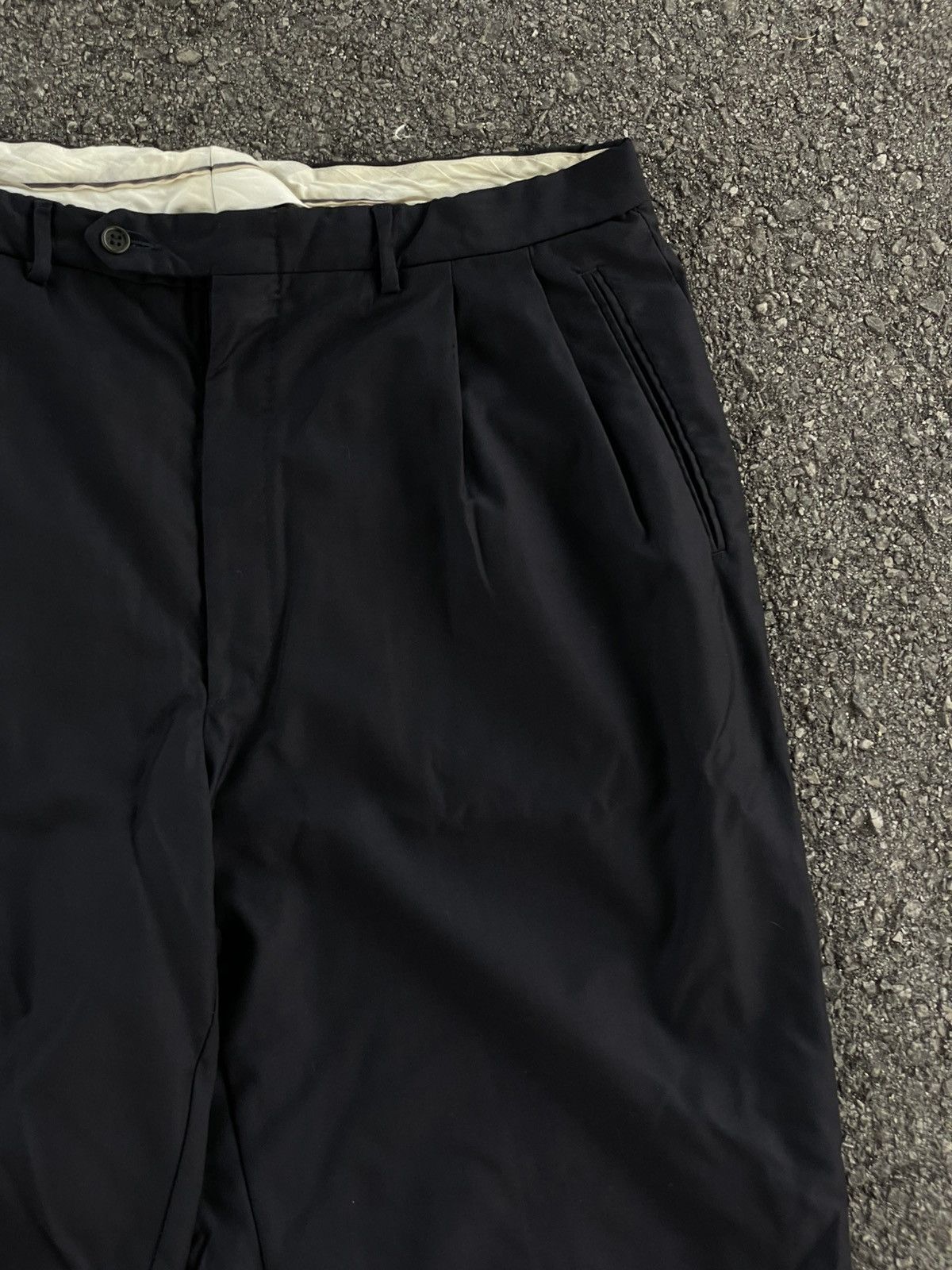Loro Piana Loro Piana Navy Blue Trousers Size US 34 / EU 50 - 2 Thumbnail