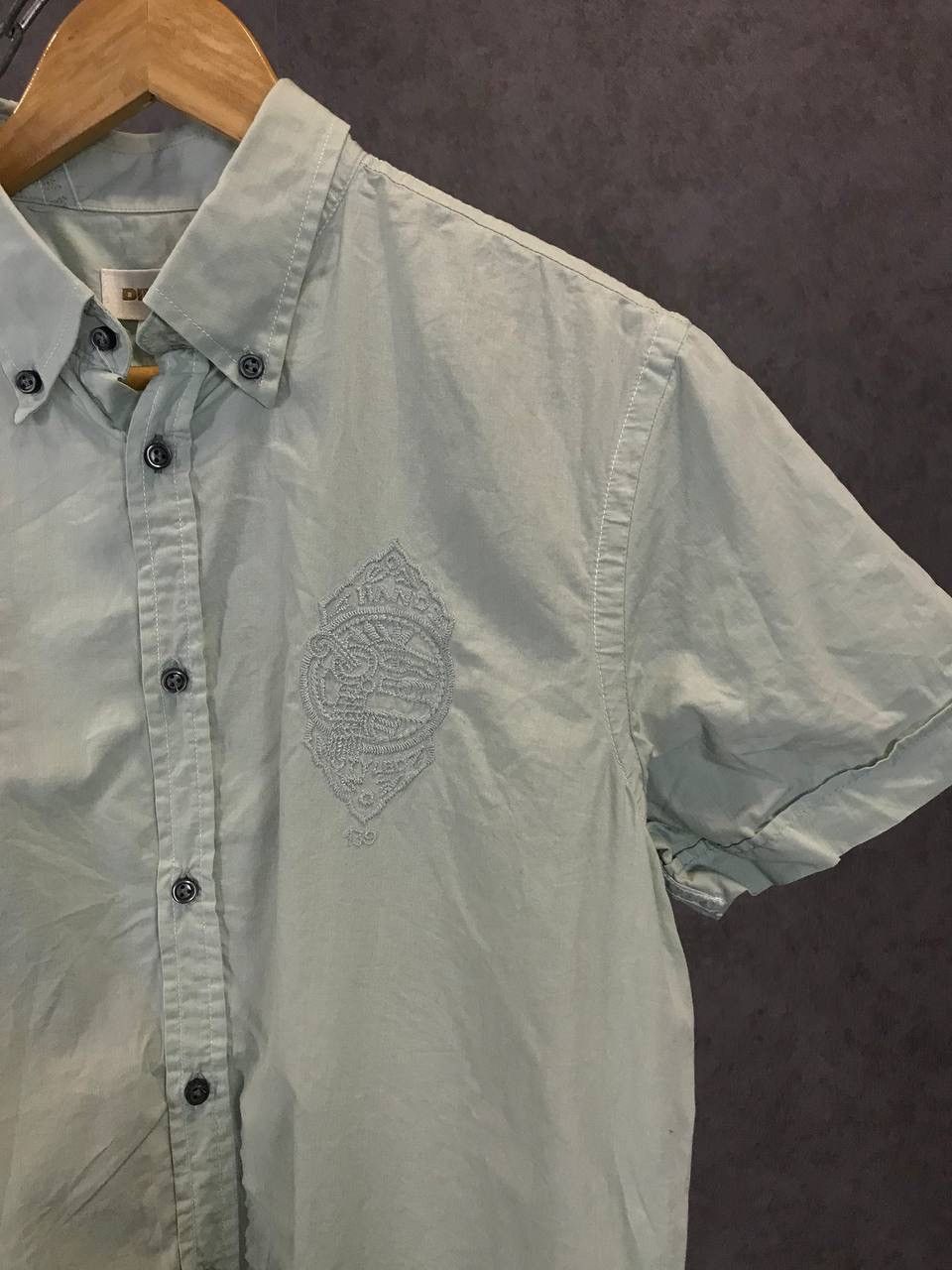 Designer × Diesel × Vintage Diesel vintage designer big logo shirt Size US L / EU 52-54 / 3 - 3 Thumbnail