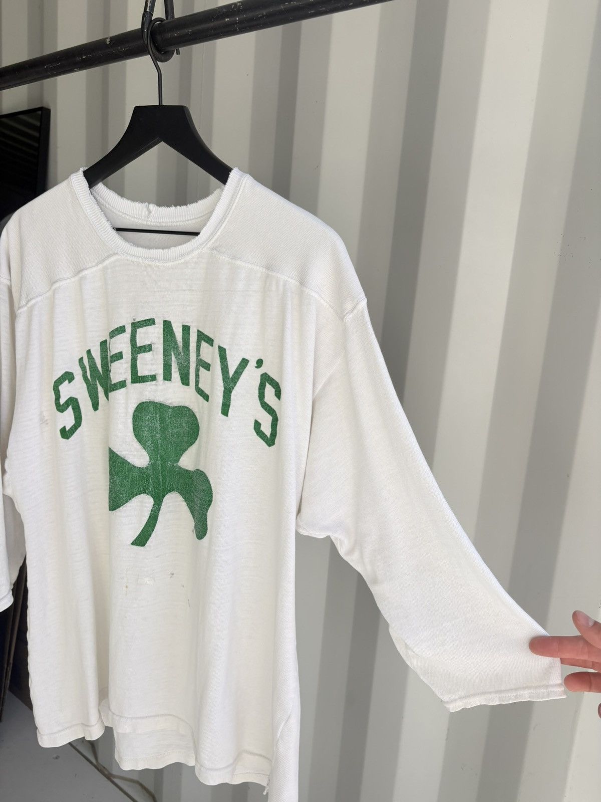 Vintage Vintage Sweeneys Thrashed Shirt Faded Distressed Grunge Band Size US XL / EU 56 / 4 - 2 Thumbnail