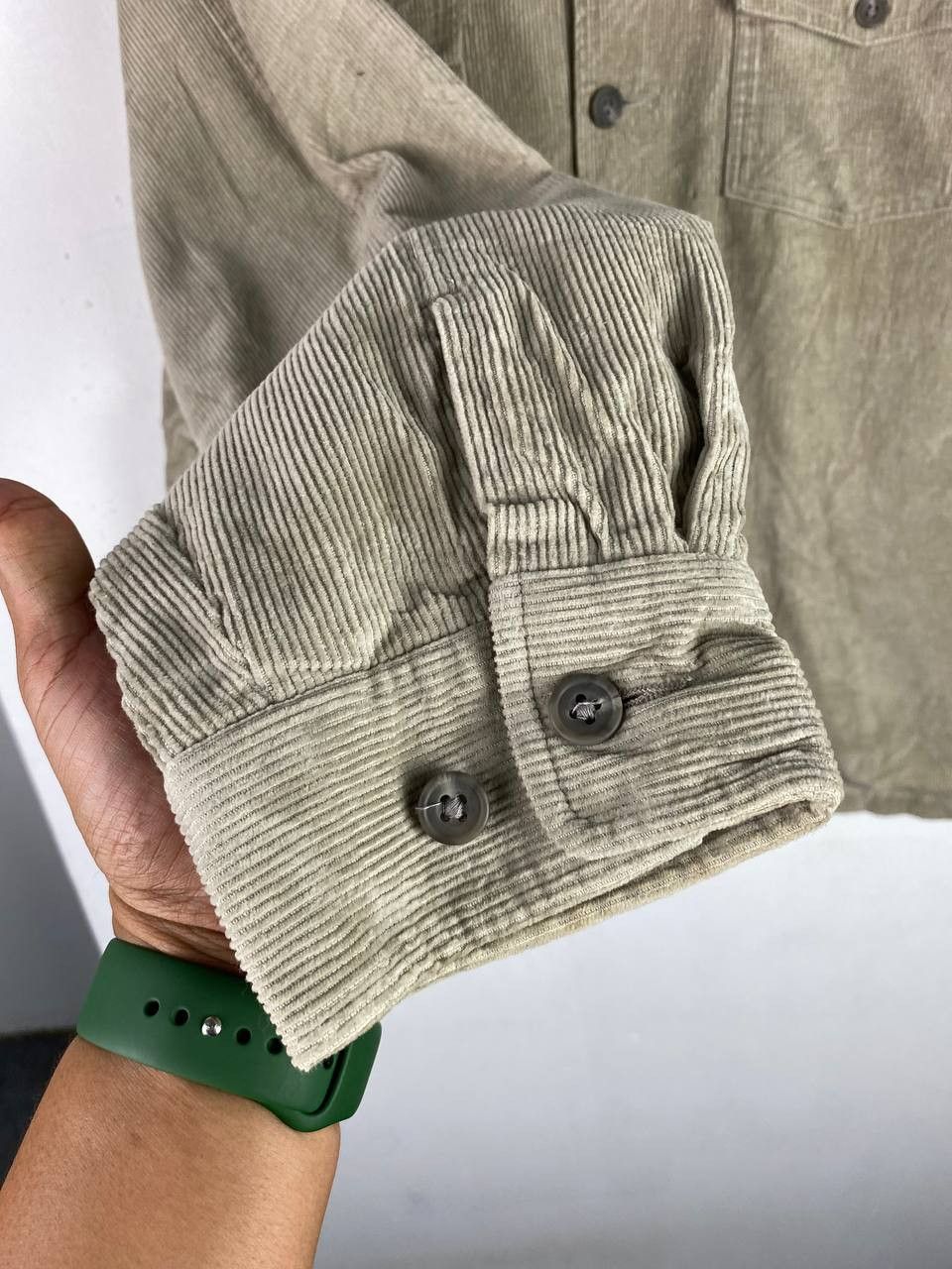 Uniqlo vintage uniqlo corduroy shirt flannel lining Size US L / EU 52-54 / 3 - 6 Thumbnail