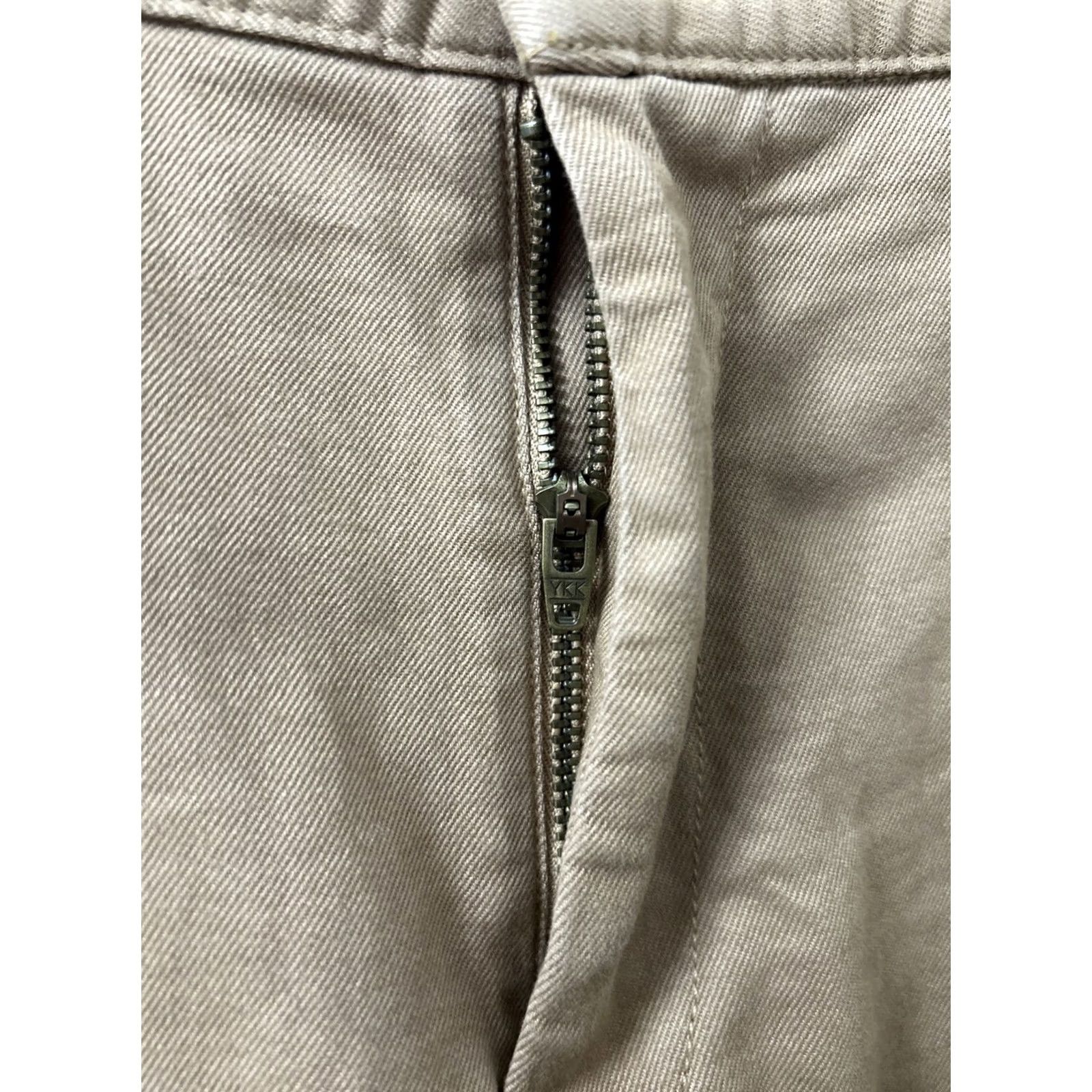 Peter Millar Peter Millar Pants Mens 33x36 Chino Brown Pima Cotton Spandex Flat Front Tapered YKK Pockets Size US 33 - 5 Thumbnail