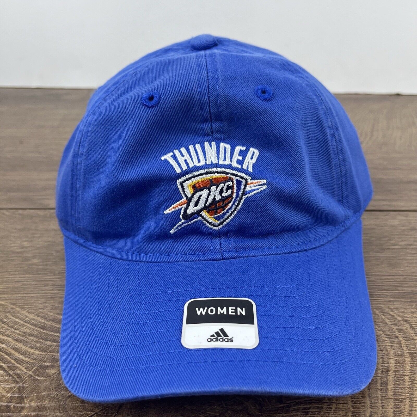 Adidas Oklahoma City Thunder Hat Adidas Womens Blue Cap Adjustable Size ONE SIZE - 4 Thumbnail