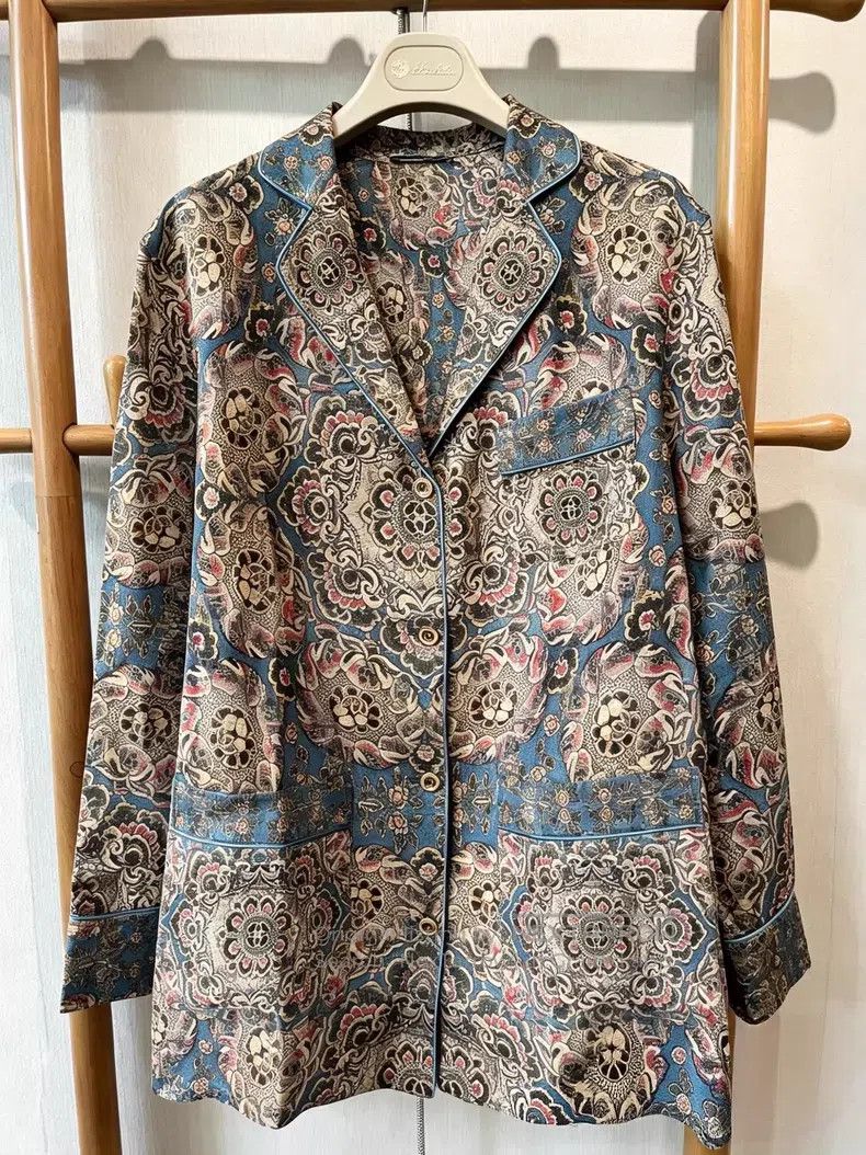 Loro Piana Loro Piana 24 Year Resort Series Linen Shirt Jacket Size XS / US 0-2 / IT 36-38 - 1 Thumbnail