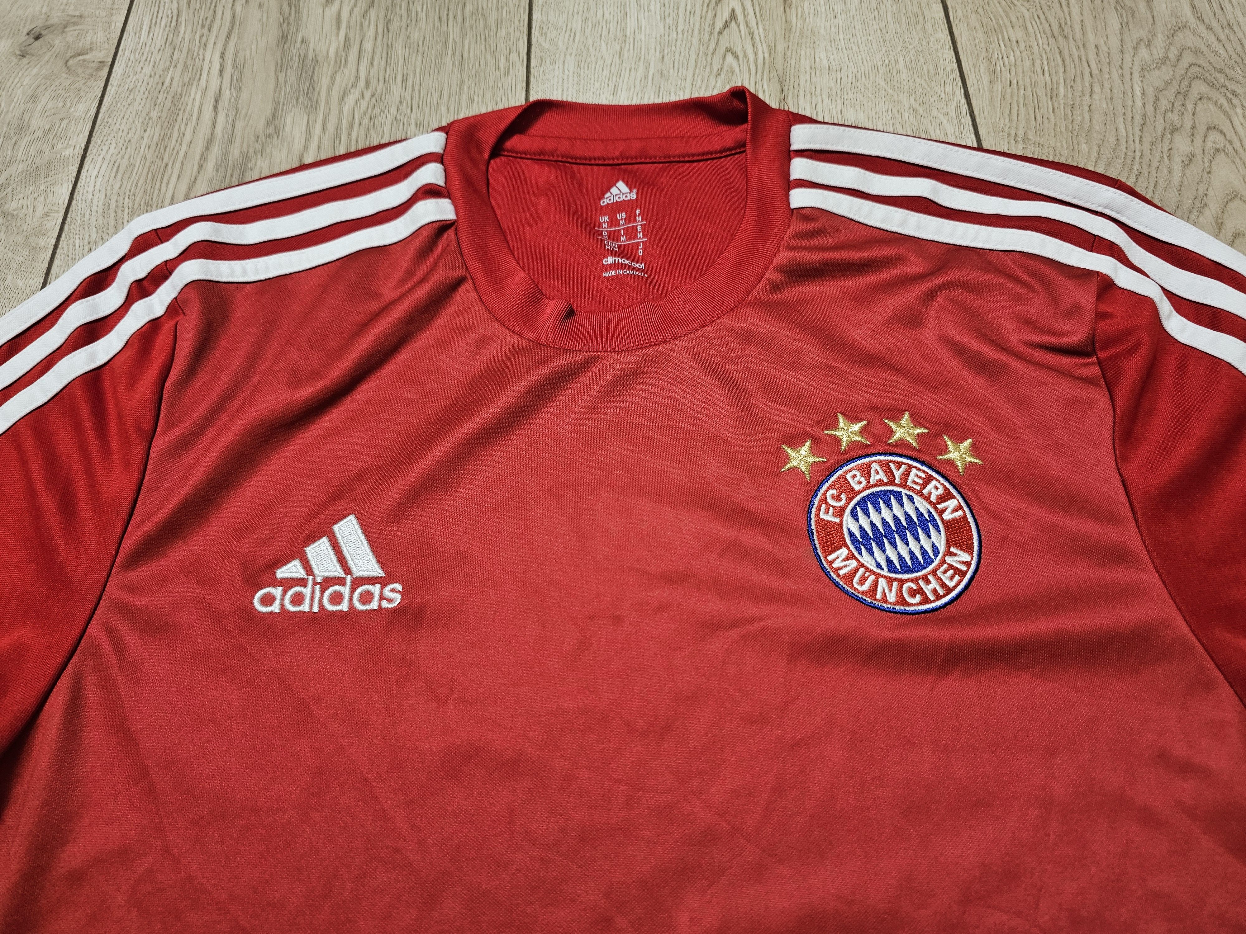 Adidas BAYERN MUNICH 2015 TRAINING FOOTBALL SHIRT SOCCER JERSEY Size US M / EU 48-50 / 2 - 3 Thumbnail