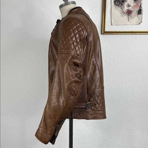 Roland Sands Designs Roland Sands Design Clash Leather Motorcycle Riding Jacket i Size US XL / EU 56 / 4 - 6 Thumbnail