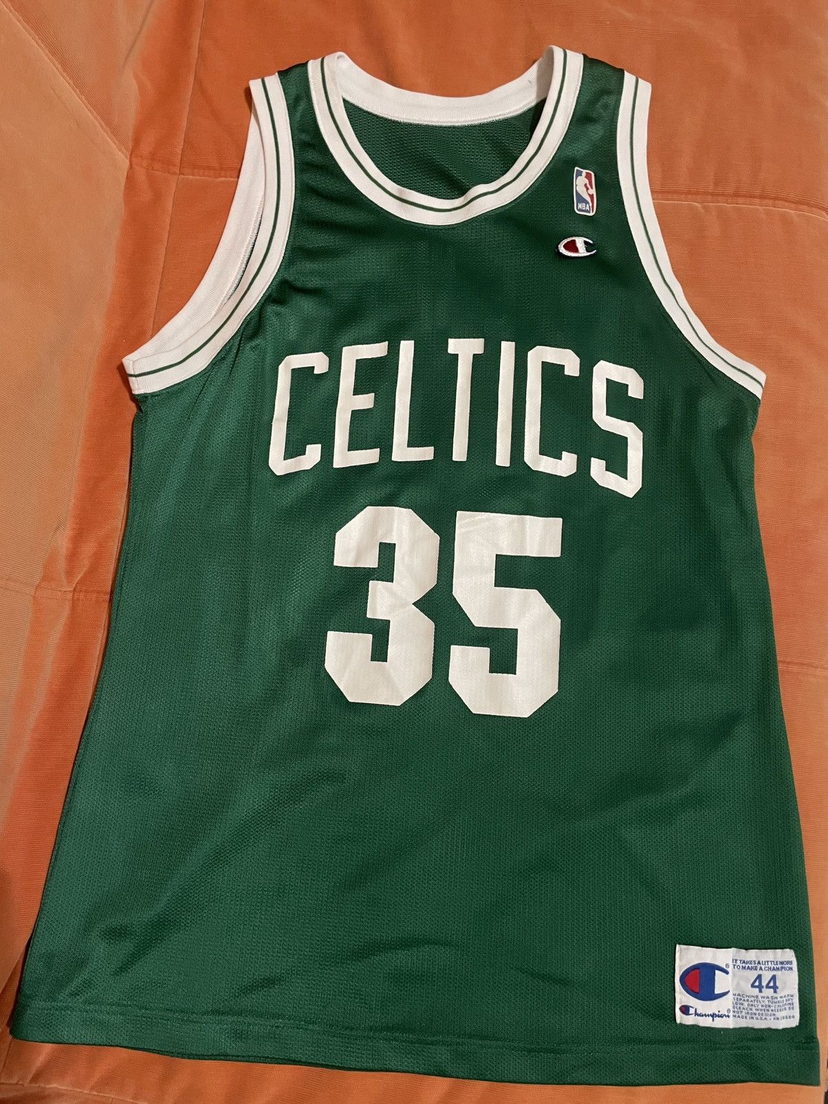 Champion Nba Champion Boston Celtics Reggie Lewis jersey bird pierce Size US M / EU 48-50 / 2 - 1 Thumbnail
