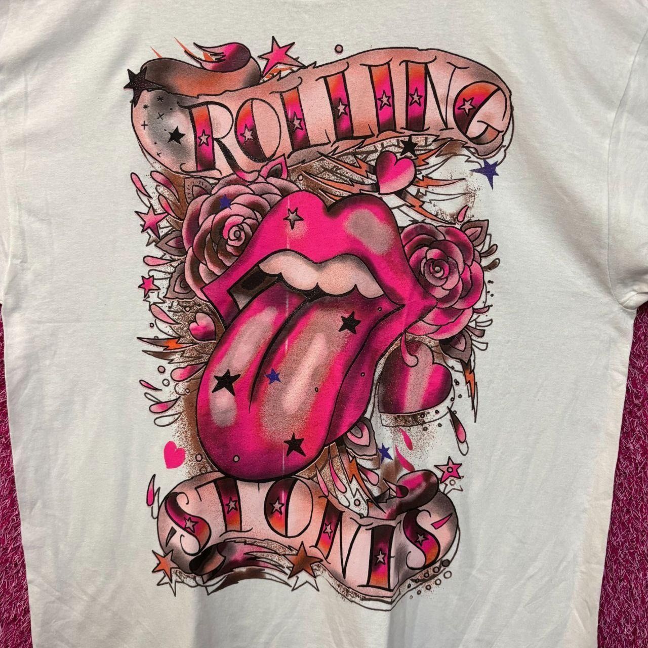 The Rolling Stones The Rolling Stones Pink Hot Lips Rock Band T-shirt 2XL Size US XXL / EU 58 / 5 - 2 Thumbnail