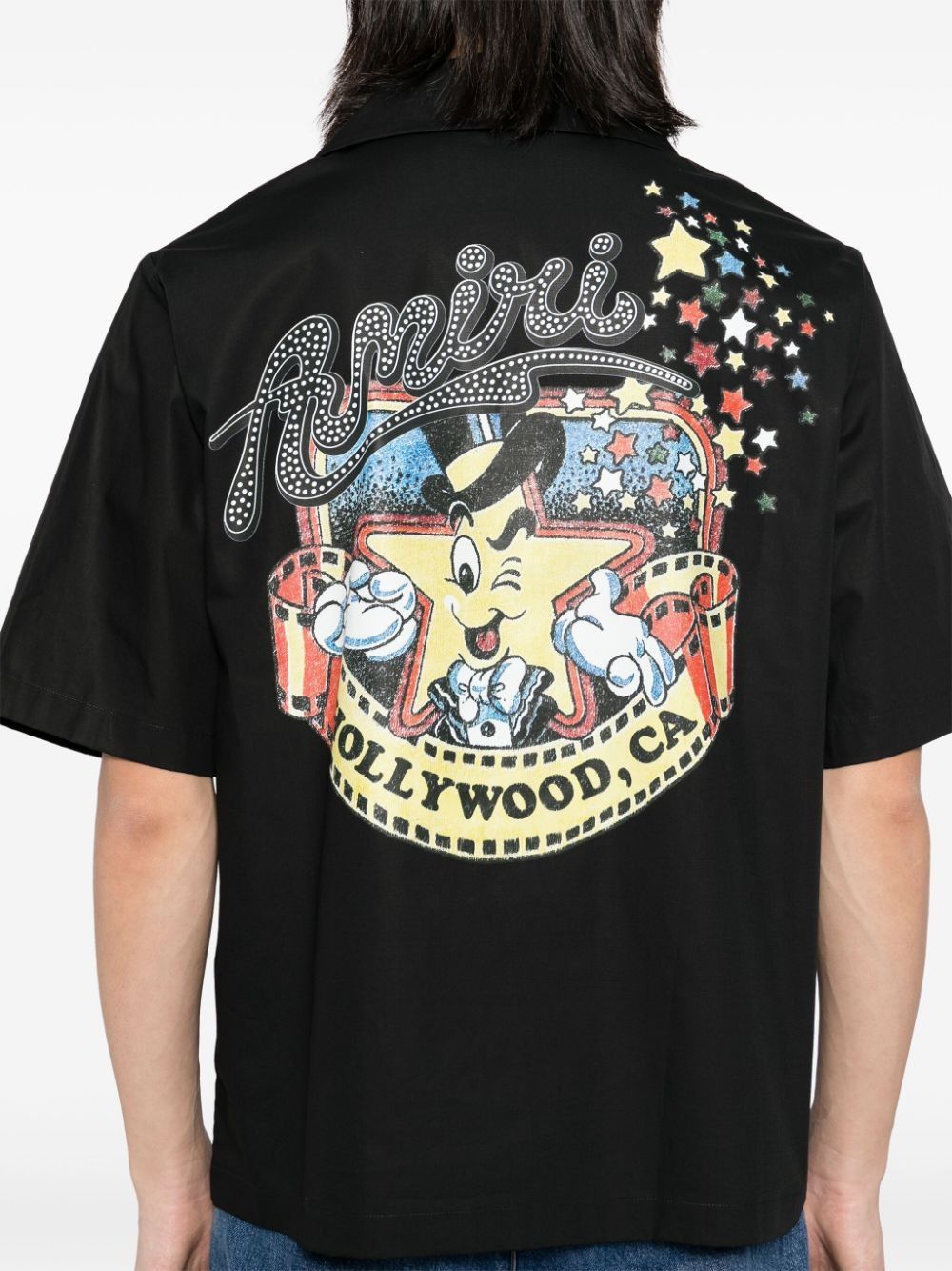 Amiri o1s1wg111025 Mr Hollywood Camp Shirt in Black Size US L / EU 52-54 / 3 - 5 Thumbnail