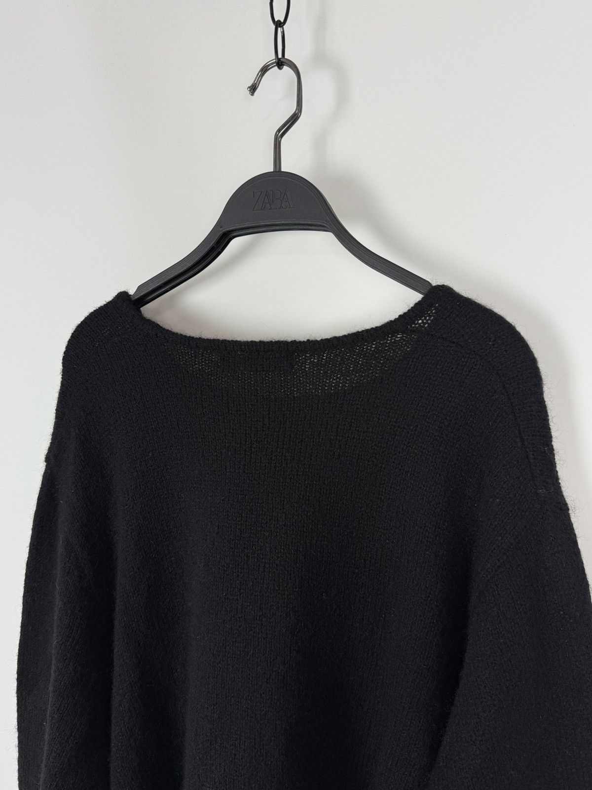 Other Barbara Speer Black Mohair Wool Blend Knit Tunic Sweater 2 Size M / US 6-8 / IT 42-44 - 9 Thumbnail