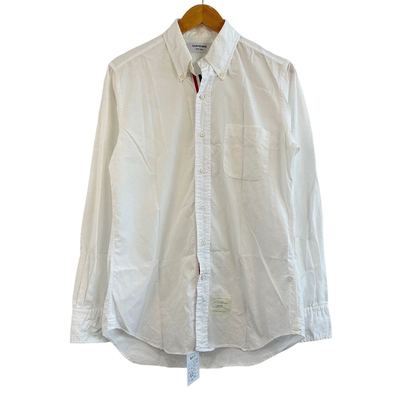Thom Browne Thom Browne Classic White Button Up Shirt 3 Size US L / EU 52-54 / 3 - 1 Thumbnail
