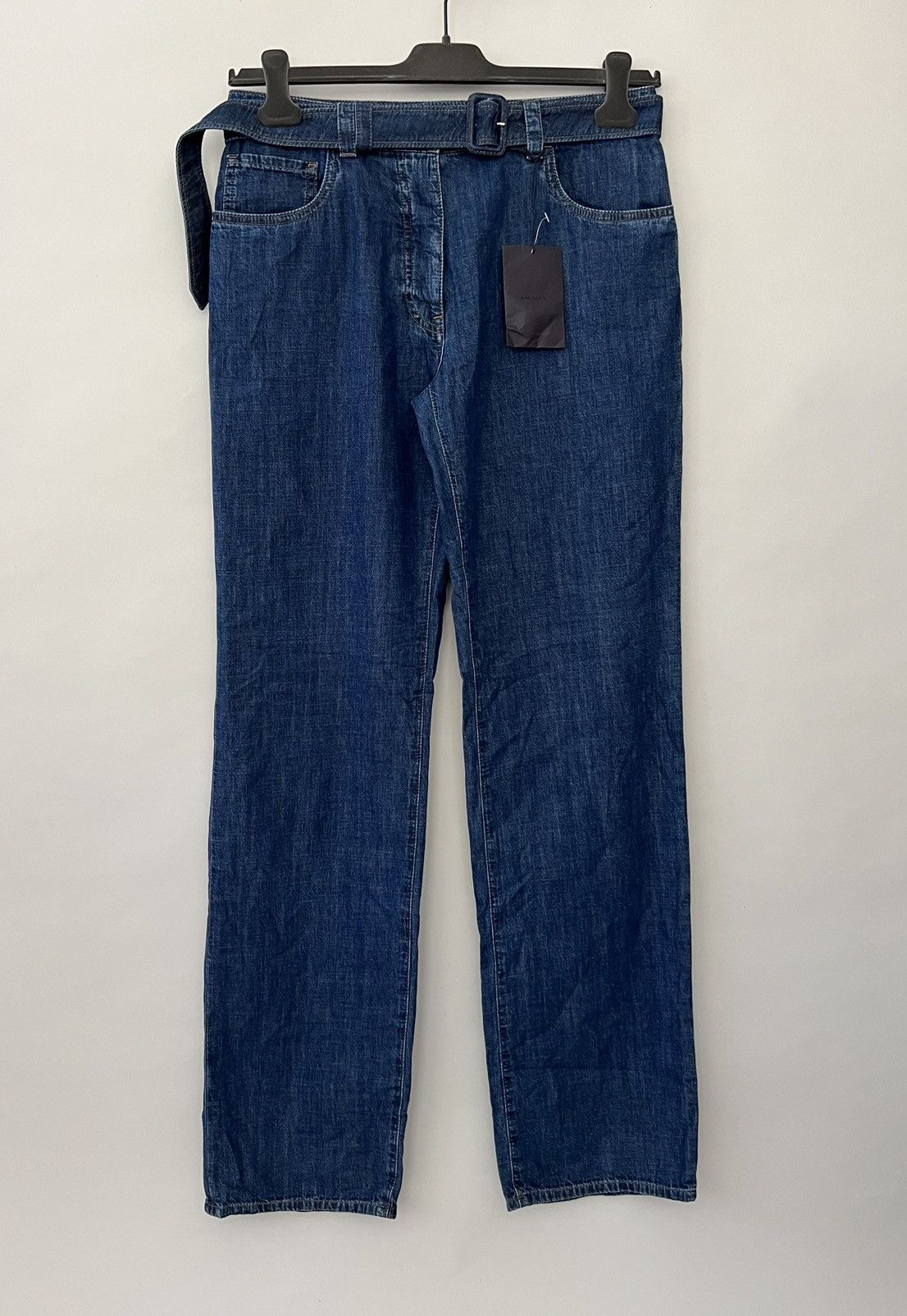 Prada Prada Triangle Logo Denim Pants Size US 28 / EU 44 - 3 Thumbnail