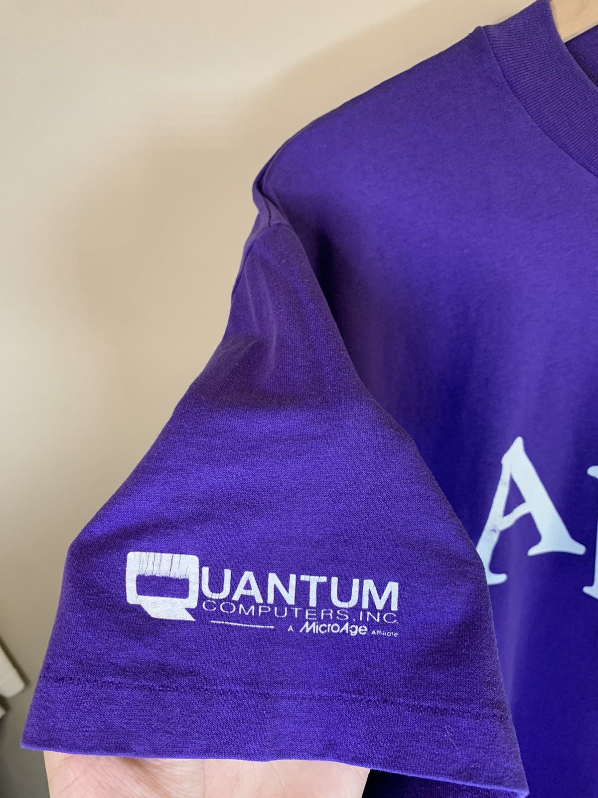 Apple × Vintage *RARE* Vintage 1980s Apple Quantum Computers Macintosh Shirt Size US L / EU 52-54 / 3 - 3 Thumbnail