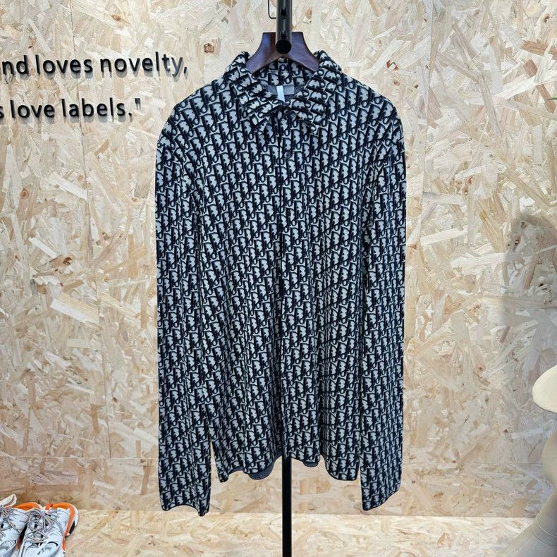 Dior Dior Full-print knitted shirt Size US S / EU 44-46 / 1 - 1 Thumbnail