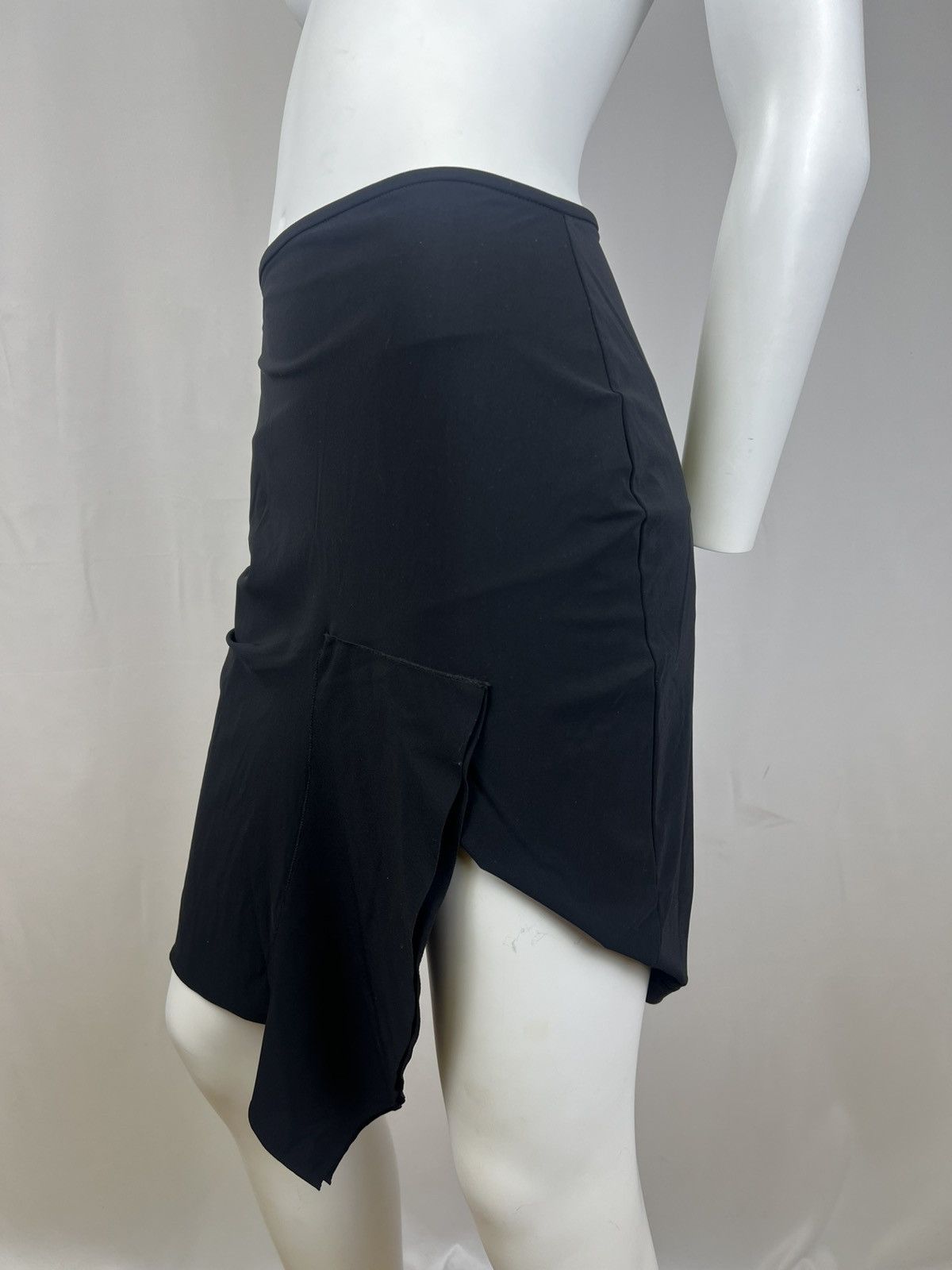 Marithe + Francois Girbaud 2000s Marithe + François Girbaud Asymmetric Skirt Size 26" / US 2 / IT 38 - 2 Thumbnail