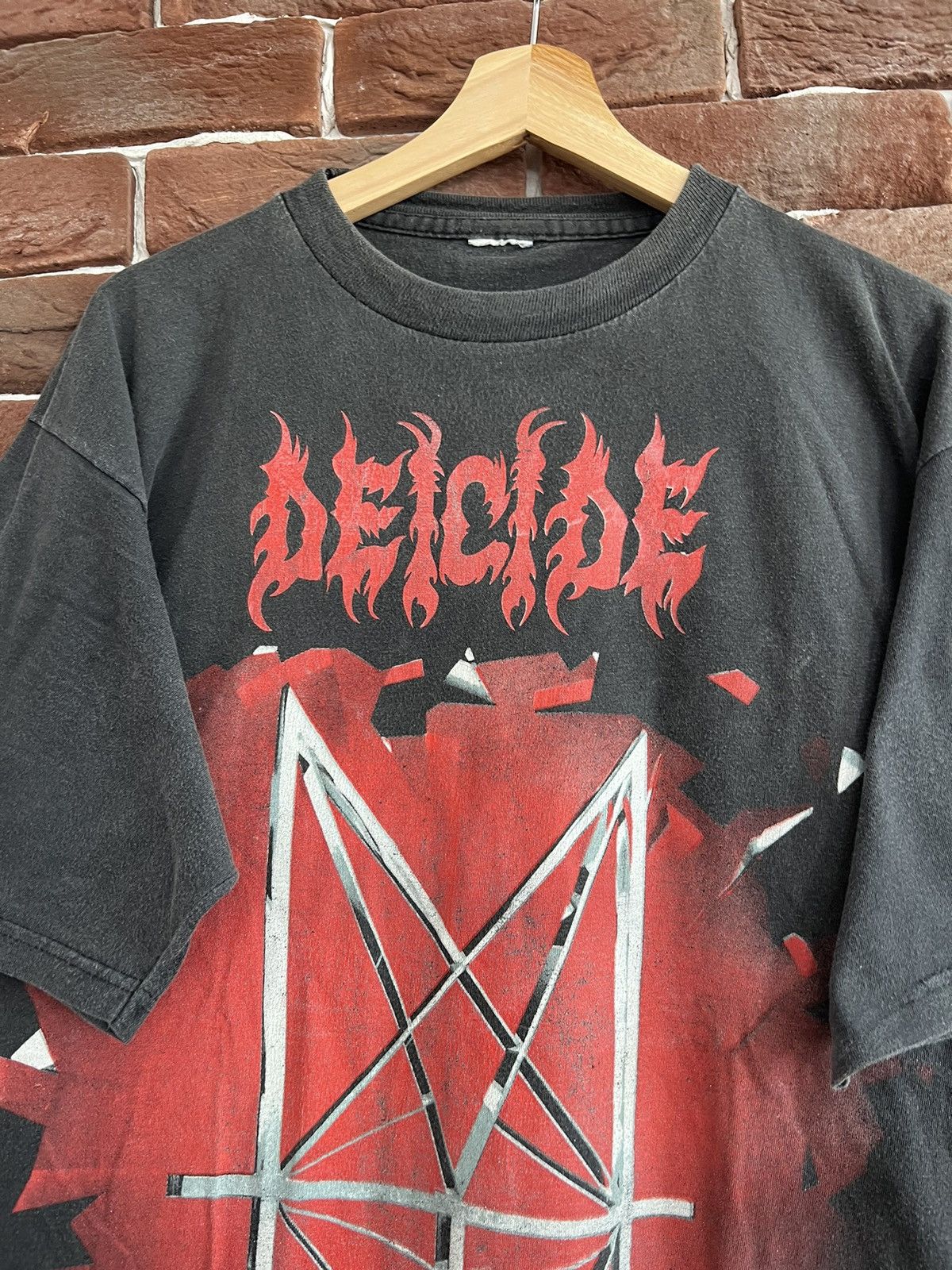 Band Tees Rare Vintage 90s Deicide End Of God Death Metal Band Tee Size US XL / EU 56 / 4 - 5 Thumbnail