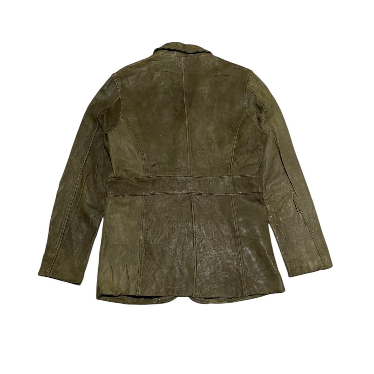 Isamu Katayama Backlash Isamu Katayama Blacklash Blazer Bleach Color Leather Jacket Size US L / EU 52-54 / 3 - 2 Thumbnail