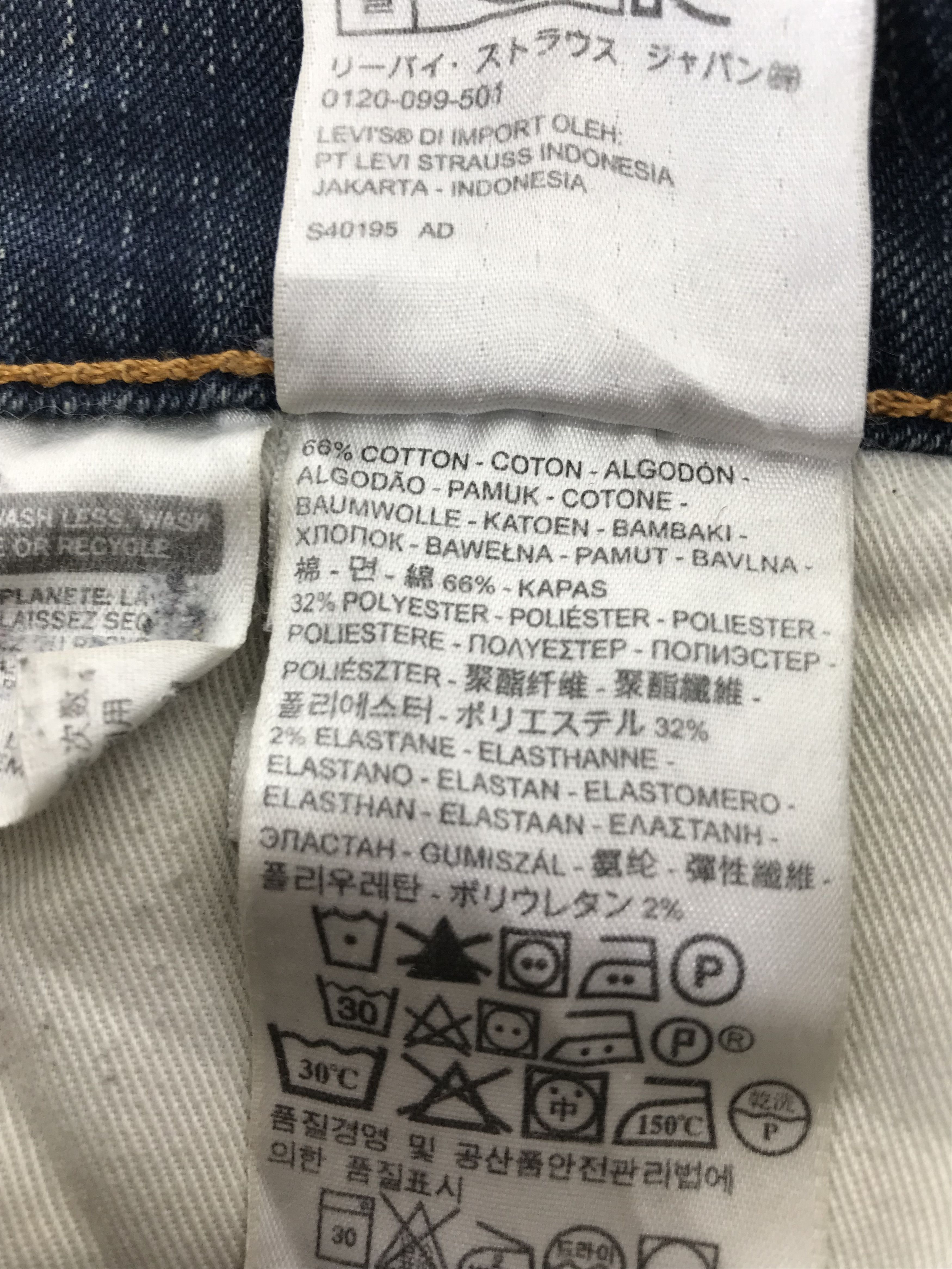 Levi's Vintage Levi's 511 Slim Cut Jeans Distressed Denim Size US 34 / EU 50 - 12 Thumbnail