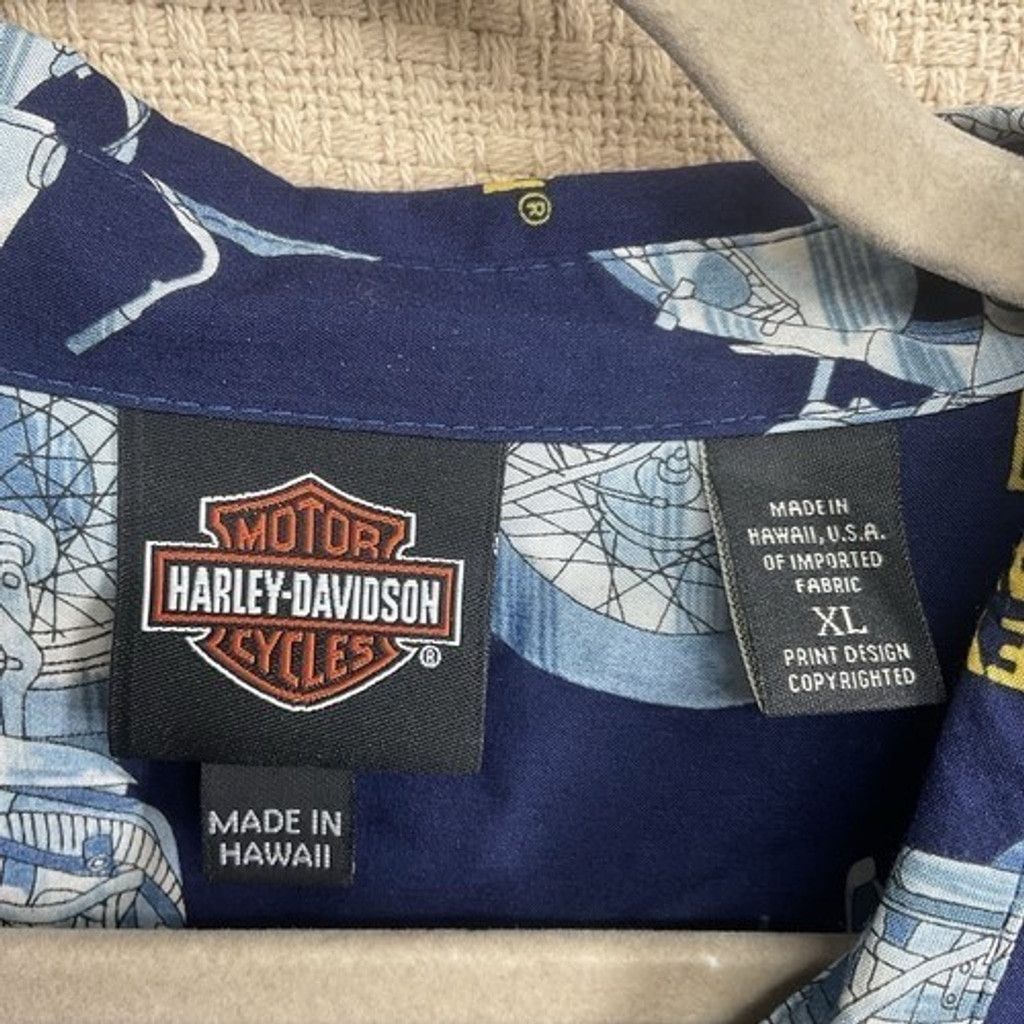 Harley Davidson NWOT Harley-Davidson Hawaiian Motorcycle Shirt Men Size XL Size US XL / EU 56 / 4 - 2 Thumbnail