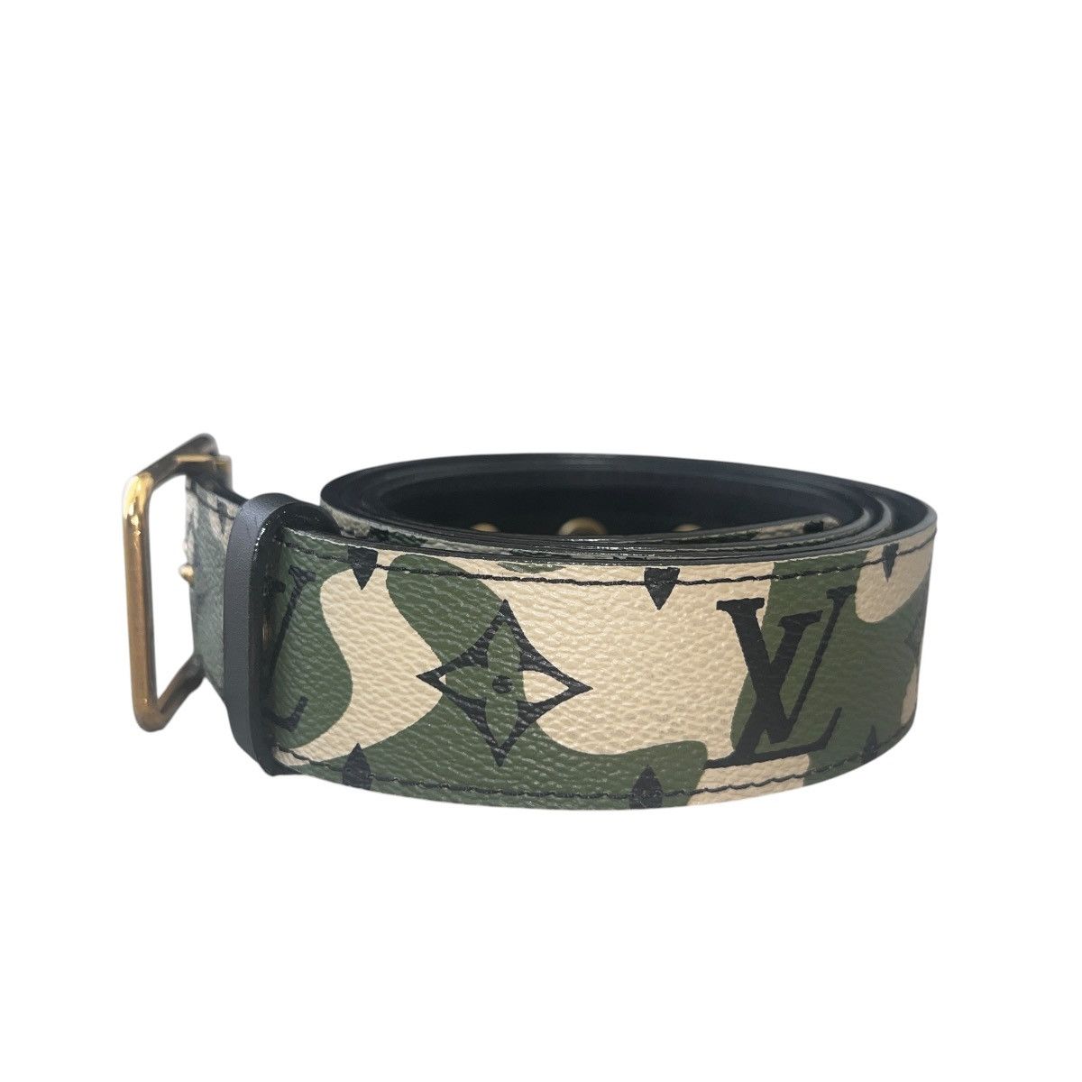 Louis Vuitton × Takashi Murakami LOUIS VUITTON xTakashi Murakami 2008AW Camo Ceinture Belt 90 Size ONE SIZE - 8 Thumbnail