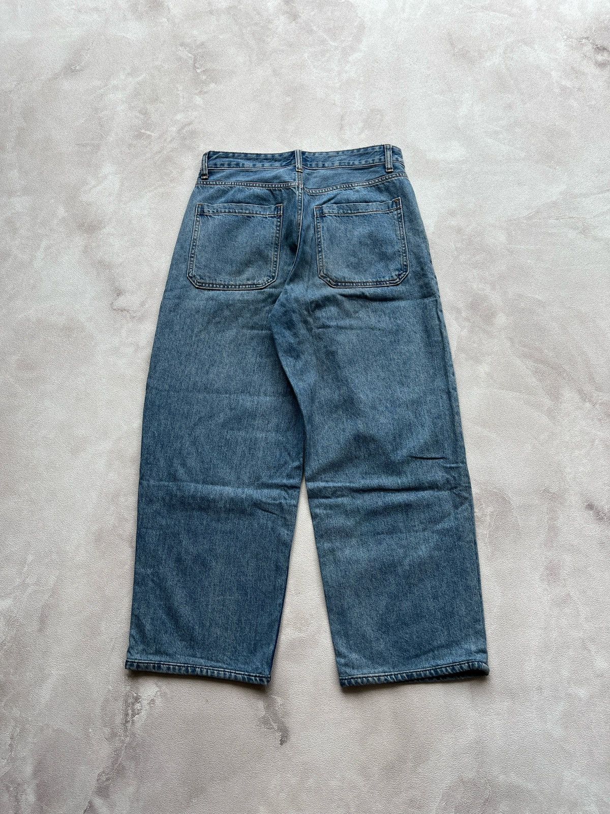 Japanese Brand Vtg Spao Baggy Jeans Light Indigo Blue Size US 30 / EU 46 - 2 Thumbnail