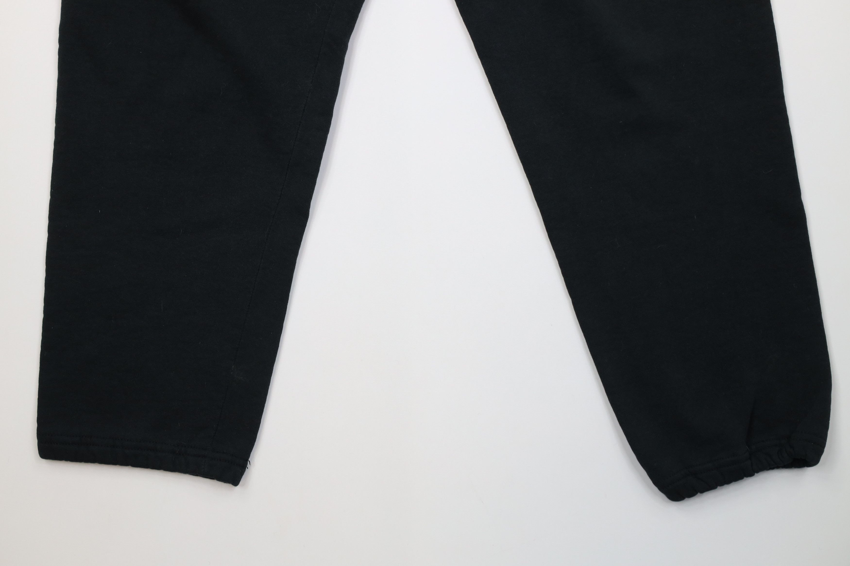 Vintage Vintage 90s Streetwear Blank Sweatpants Joggers Black USA Size US 36 / EU 52 - 4 Thumbnail