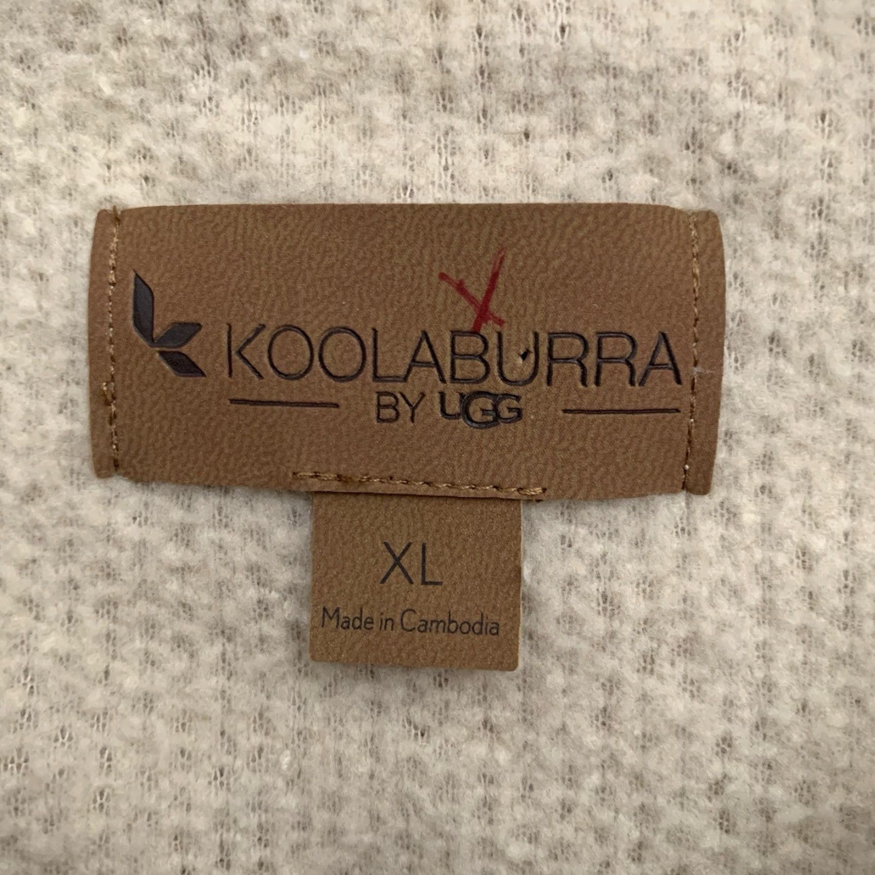 Vintage Koolaburra by UGG Womens XL Teddy Bear Sherpa Hoodie Jacket Tan Camel Pockets Size XL / US 12-14 / IT 48-50 - 2 Thumbnail