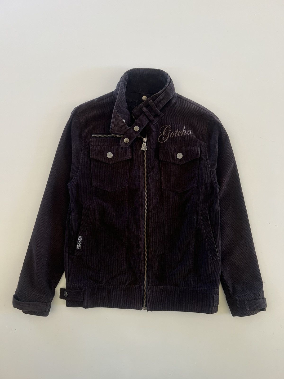 Gotcha Vintage Gotcha Corduroy Zipper Jacket Size US M / EU 48-50 / 2 - 5 Thumbnail