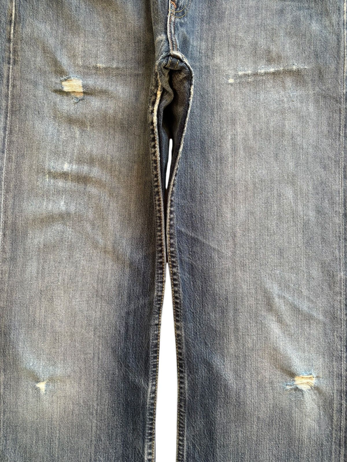 Levi's Vintage 90s Levis 501 Blue Wash Distressed Baggy Jeans Size US 32 / EU 48 - 5 Thumbnail