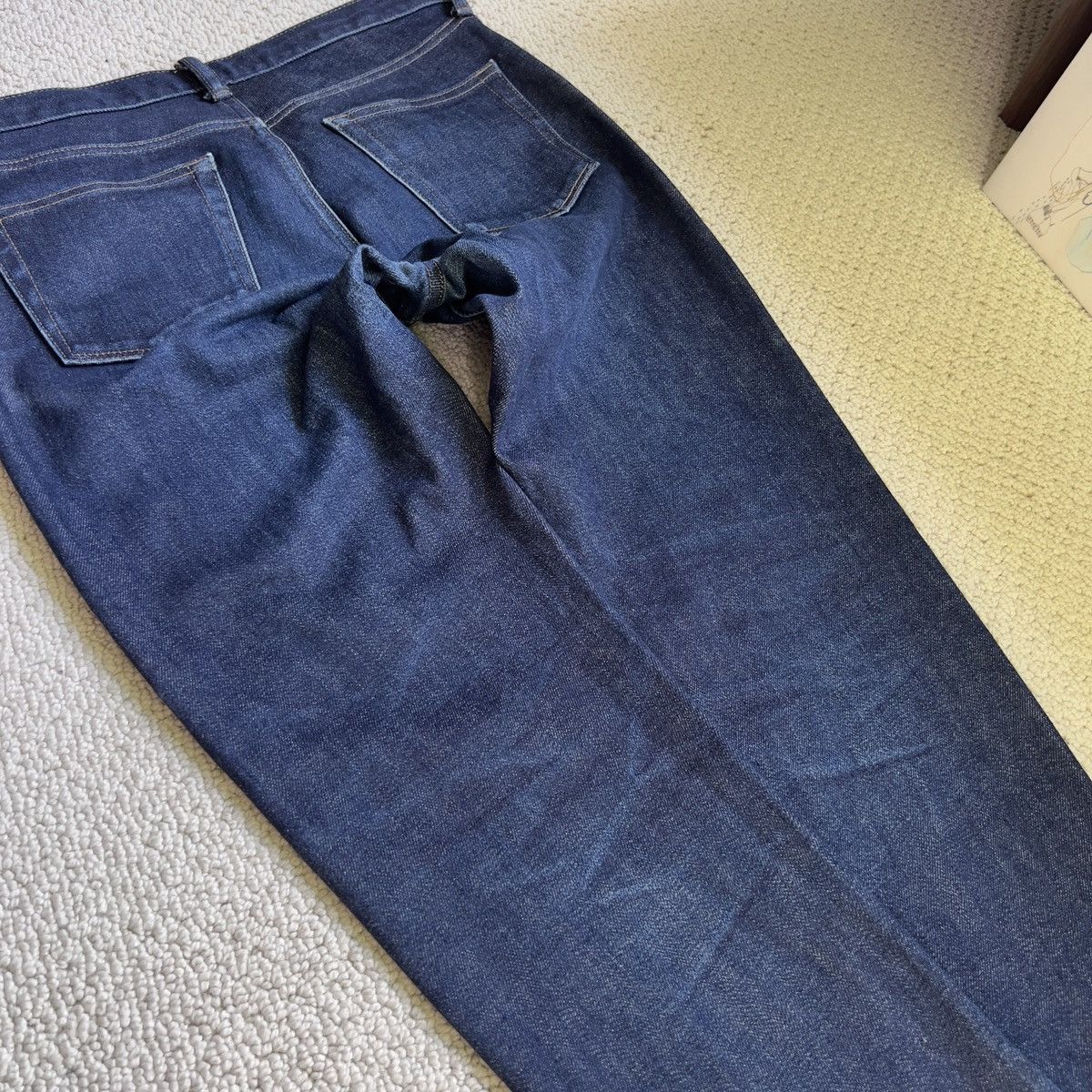 Kaihara Denim × Uniqlo uniqlo raw selvedge slim straight kaihara denim Size US 30 / EU 46 - 4 Thumbnail