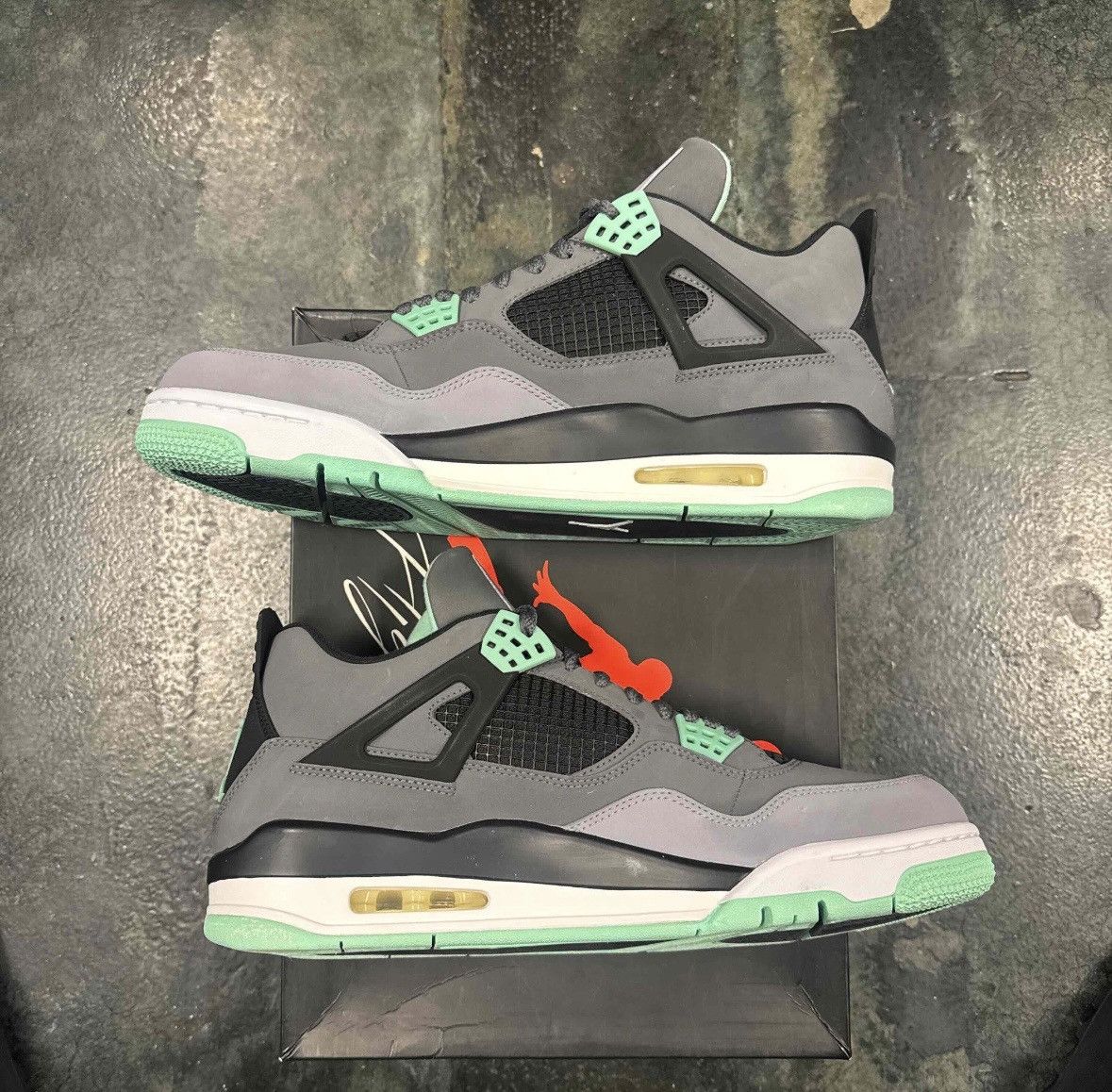Jordan Brand Jordan 4 Green Glow (2013) Size US 12 / EU 45 - 2 Thumbnail
