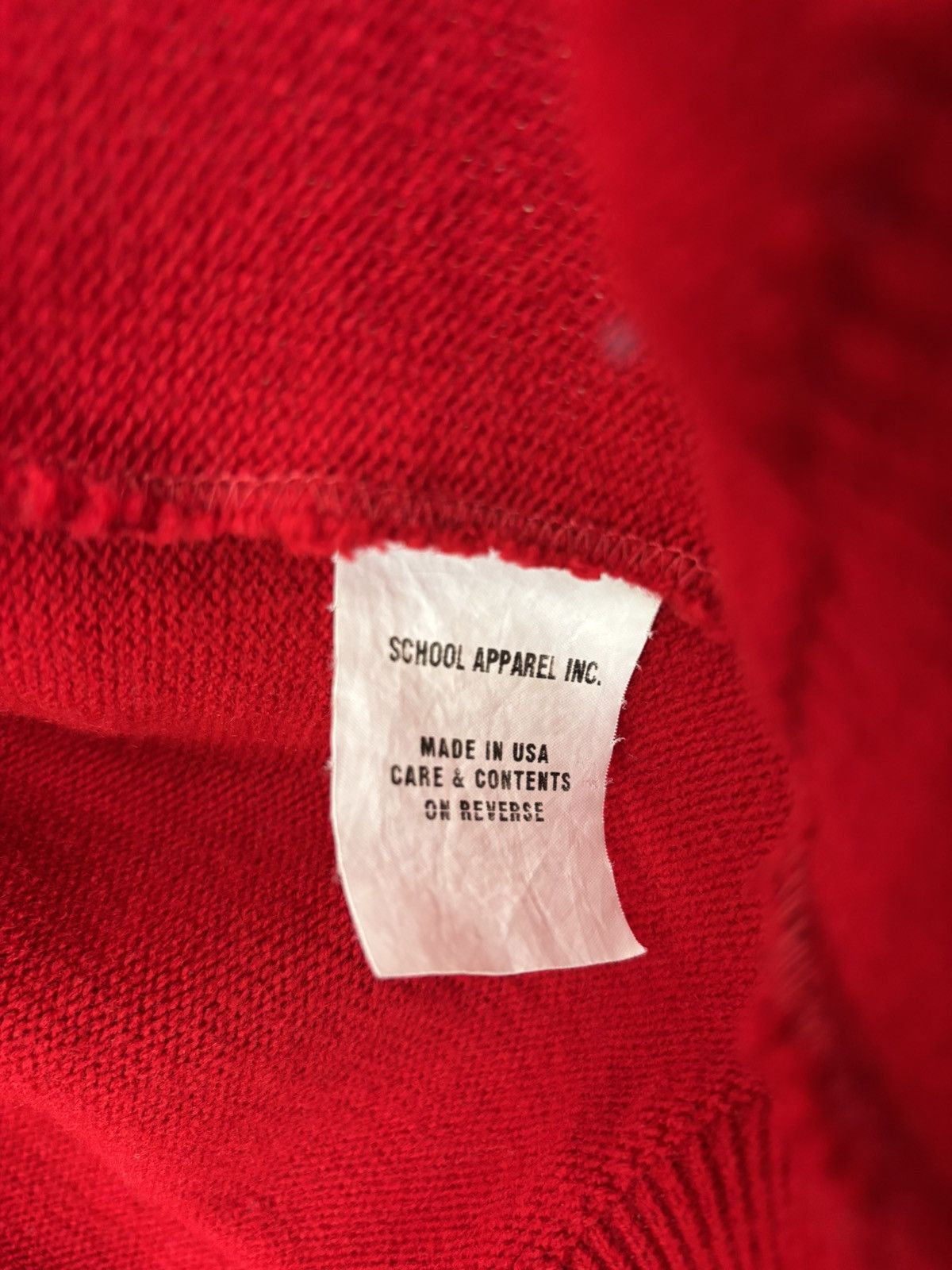 Vintage Vintage Red Cardigan Cobain Sweater Grunge Size US XXL / EU 58 / 5 - 4 Thumbnail