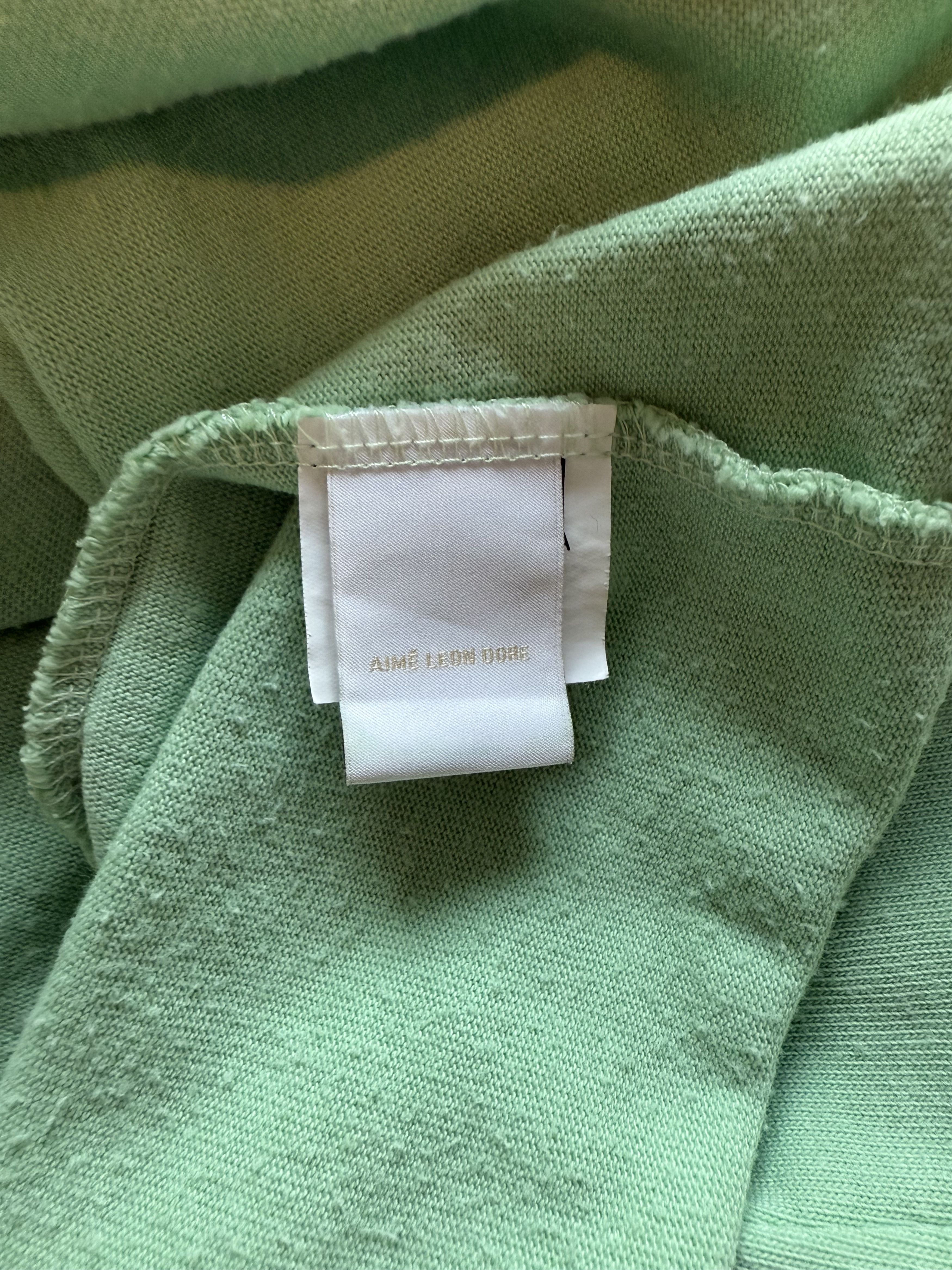 Aime Leon Dore Mint Green Logo Long Sleeves Size US S / EU 44-46 / 1 - 6 Thumbnail