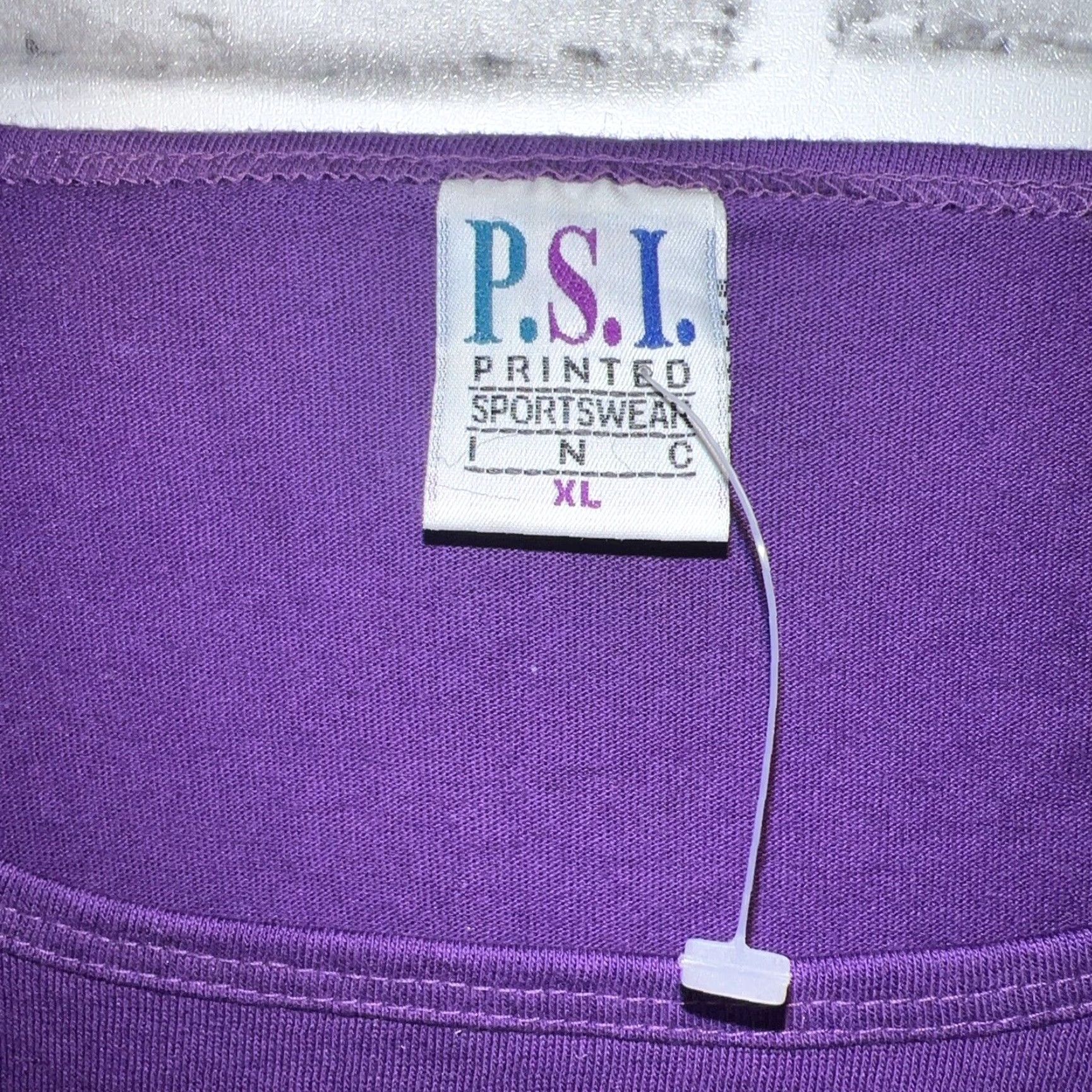 Vintage VINTAGE PSI Stitch Purple Flower Single Stitch T-Shirt Womens XL Size XL / US 12-14 / IT 48-50 - 3 Thumbnail