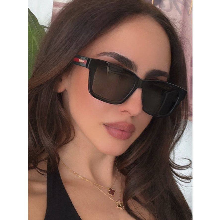 Gucci NEW Gucci GG1869S Black Squared Sunglasses $515 Size ONE SIZE - 1 Thumbnail
