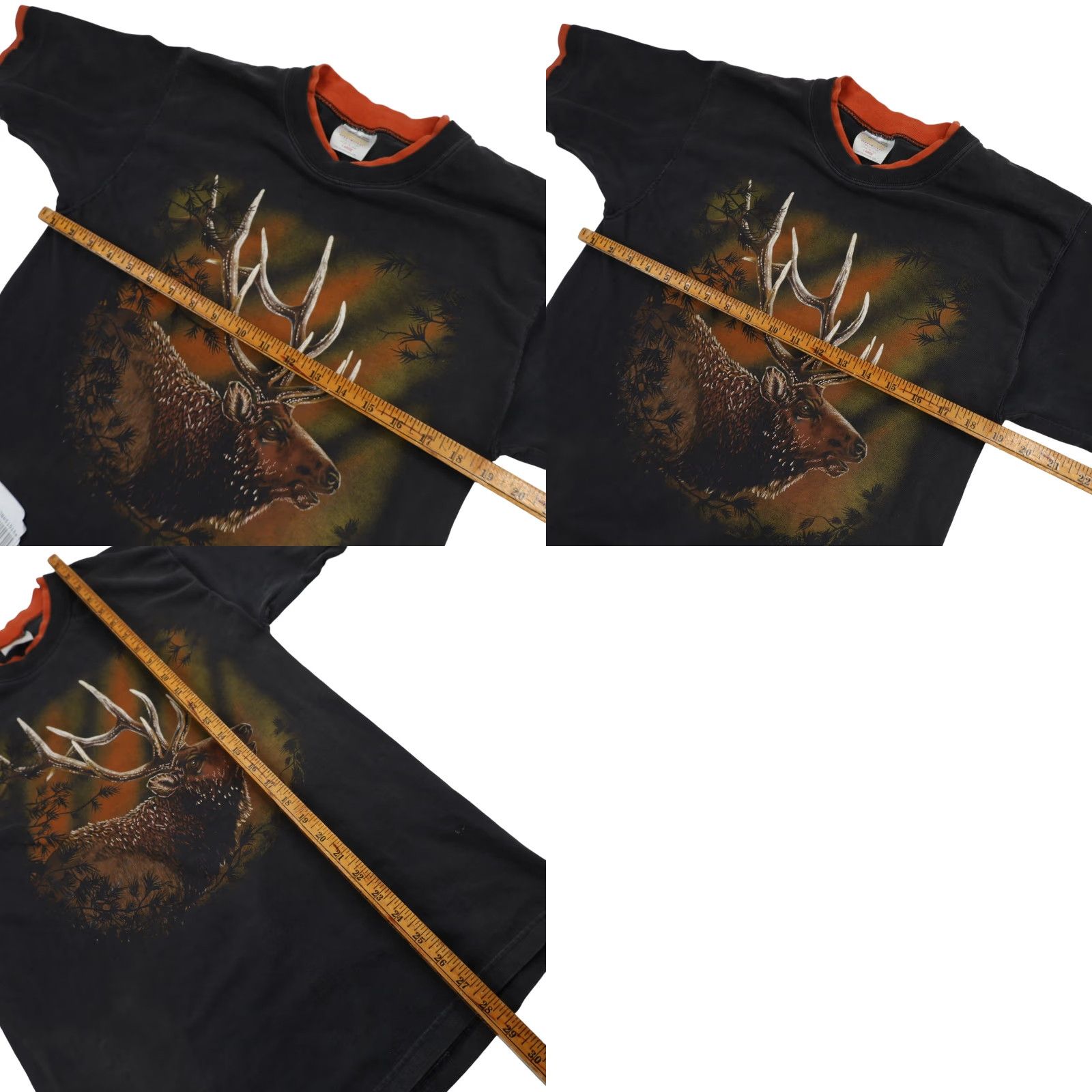 Vintage VINTAGE 90s Elk Graphic T Shirt Mens Large Black 90s Elk Graphic T Shirt Mens Large Black Size US L / EU 52-54 / 3 - 8 Thumbnail