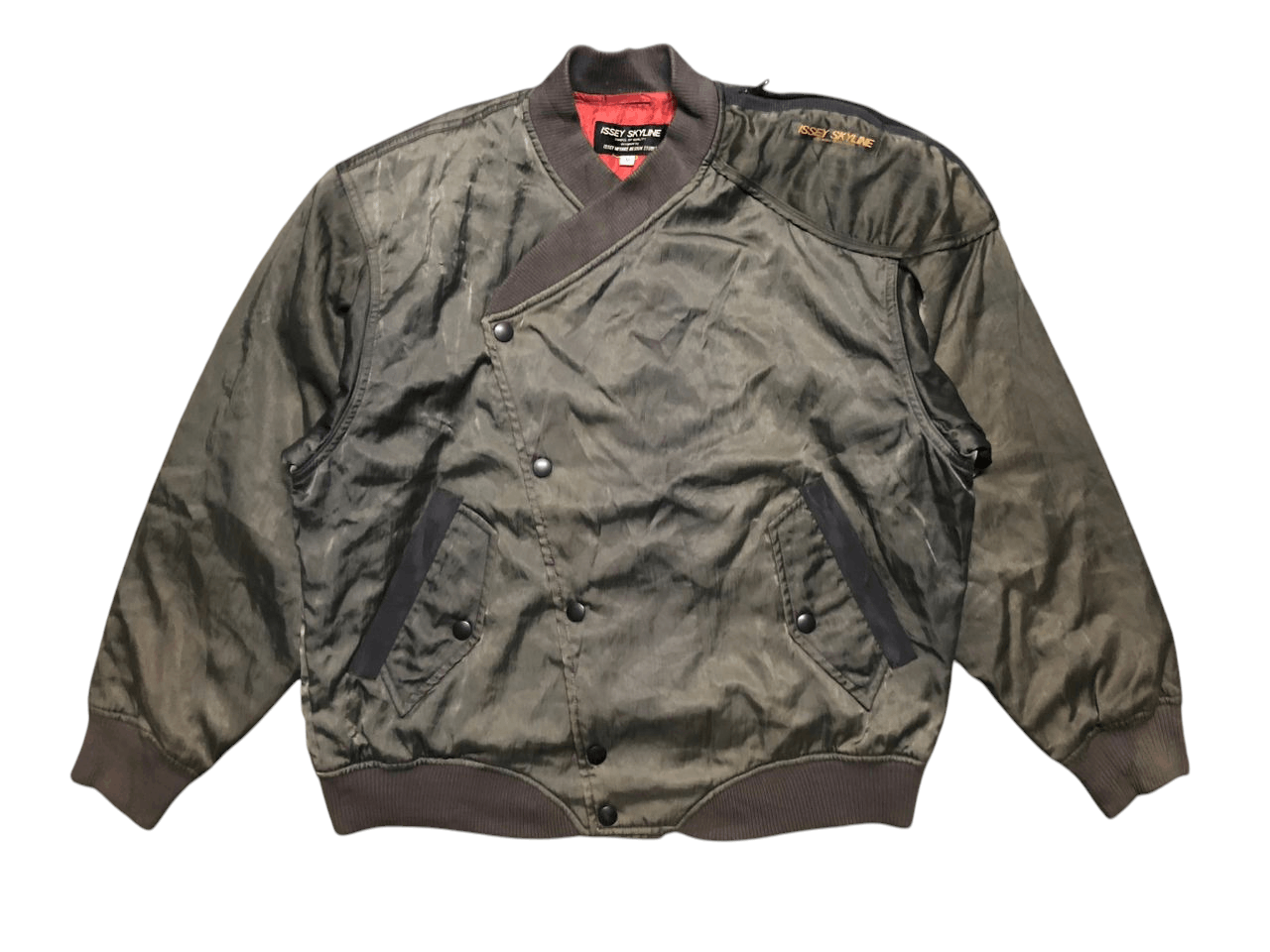 Issey Miyake 80s Issey Skyline By Issey Miyake Studio Bomber Jacket Size US M / EU 48-50 / 2 - 2 Thumbnail