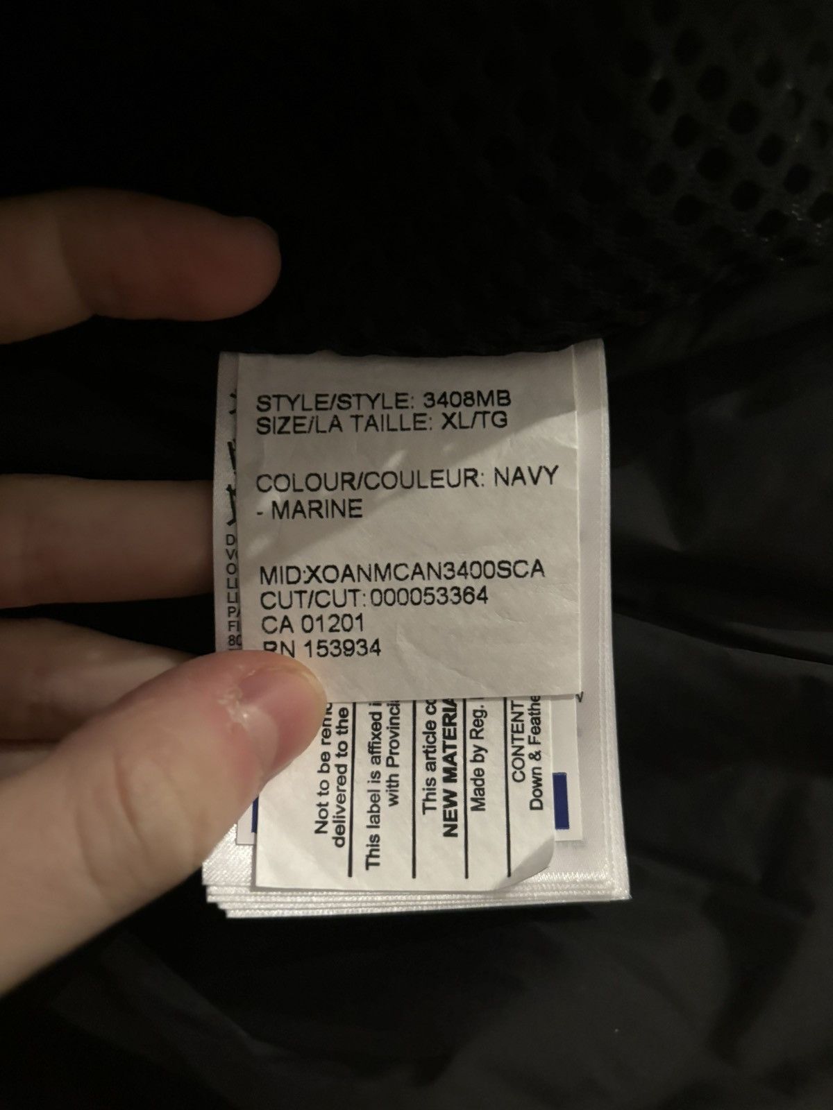 Canada Goose Navy Fur Edgewood Parkas