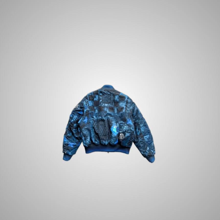 Louis Vuitton LOUIS VUITTON BLUE DAMIER SALT BOMBER JACKET Size US L / EU 52-54 / 3 - 2 Thumbnail