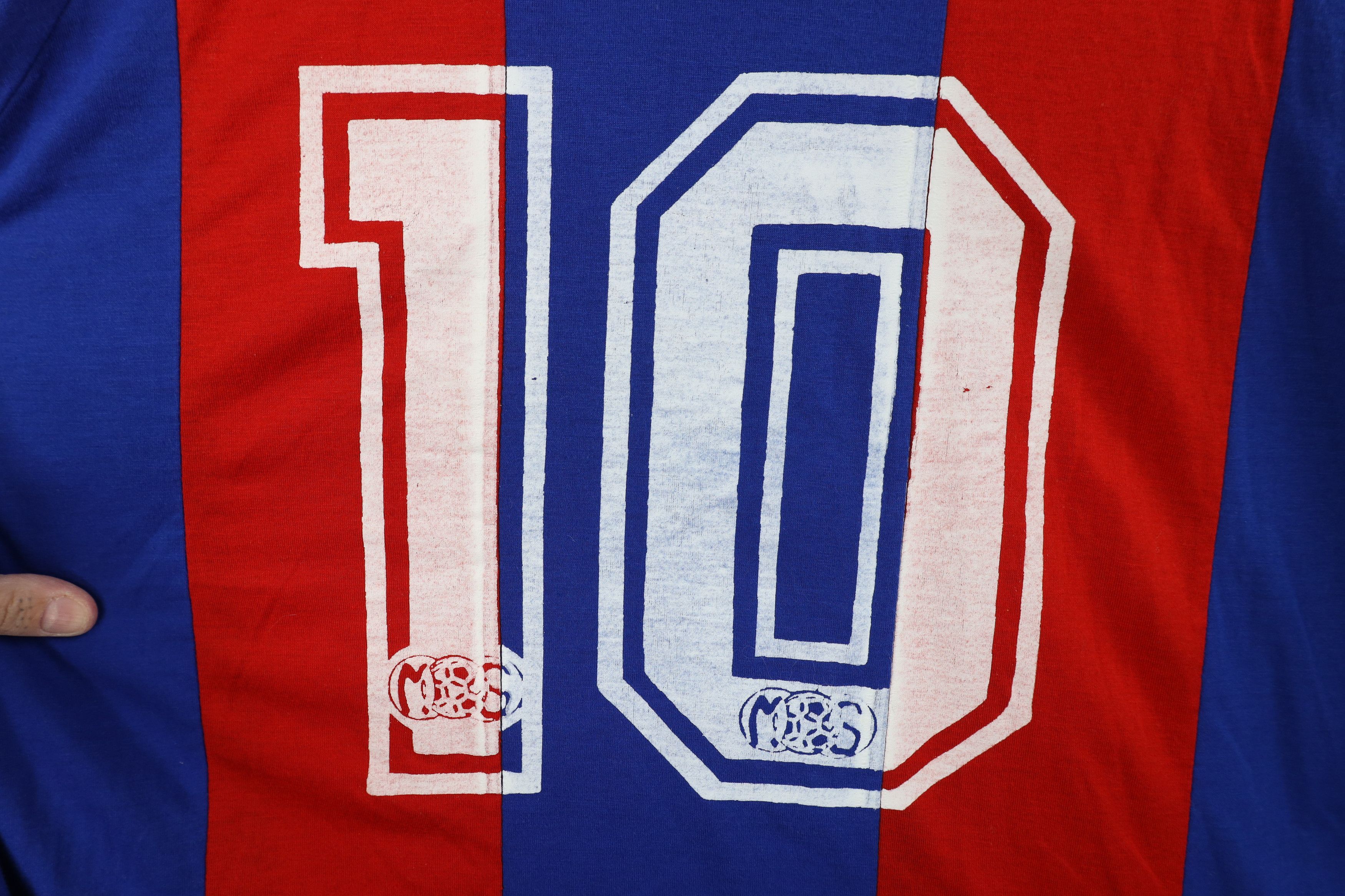 Vintage Vintage 80s Club Cerro Porteno Soccer Football Jersey #10 Size US L / EU 52-54 / 3 - 10 Thumbnail