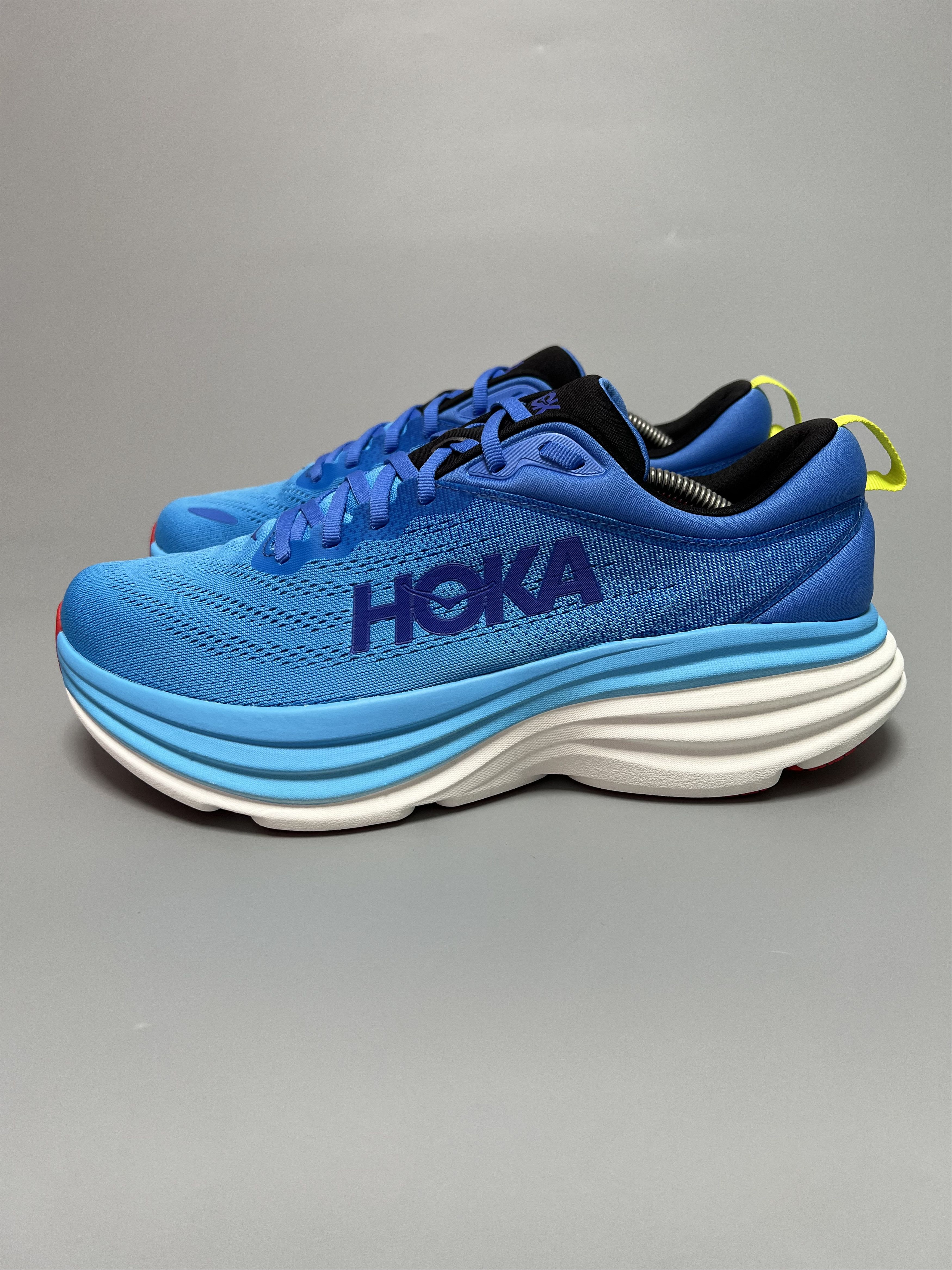 Hoka 10D Hoka One One Bondi 8 Men's Running Shoes Gym Walking Size US 10 / EU 43 - 1 Thumbnail