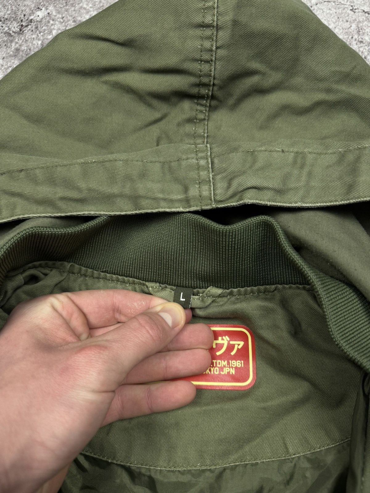 Japanese Brand Y2K YOHJI YAMAMOTO STYLE JAPANESSE MILITARY BOMBER TOKYO Y3 Size US L / EU 52-54 / 3 - 6 Thumbnail