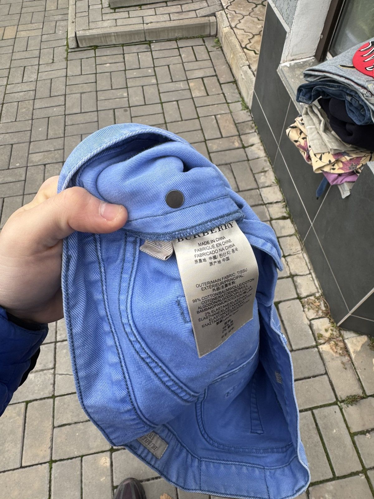 Burberry Burberry Brit Cloud Blue Denim Pants Y2K Size US 36 / EU 52 - 6 Thumbnail