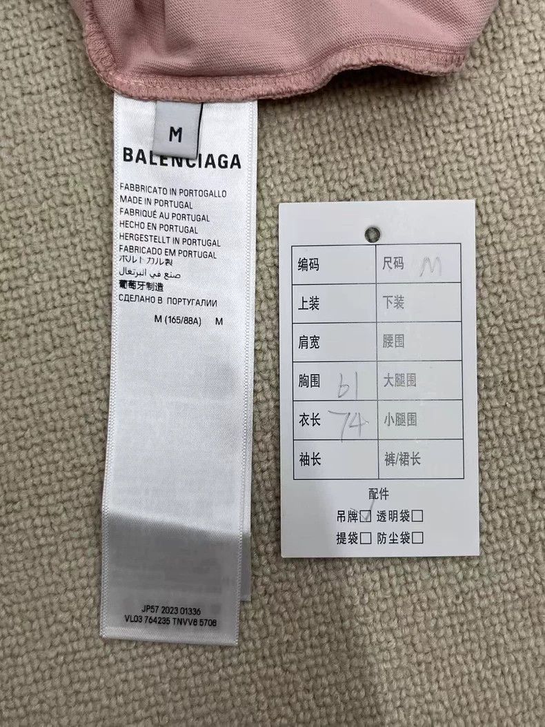 Balenciaga Balenciaga Monogrammed Crew Neck Pullover Short Sleeve Dro Size M / US 6-8 / IT 42-44 - 5 Thumbnail