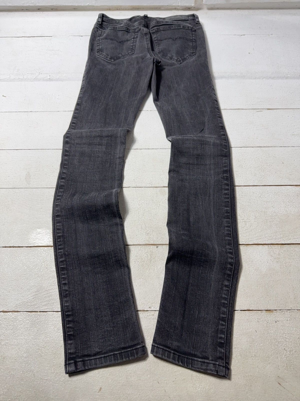 Diesel Luxury Diesel Skinzee Super Slim Skinny Black Stretch Jeans Size 27" / US 4 / IT 40 - 11 Thumbnail